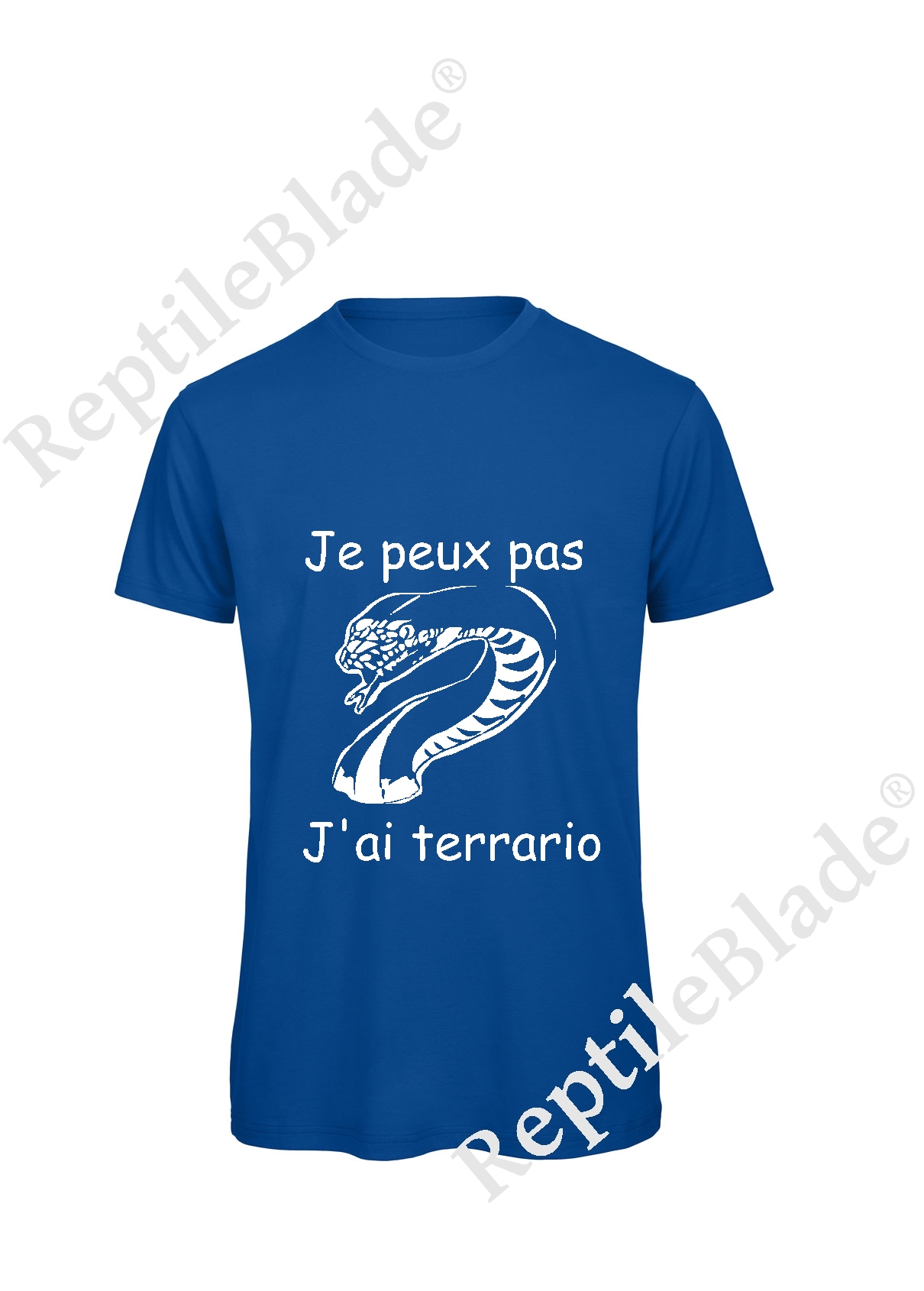 T-shirt homme "Je peux pas j'ai terrario"
