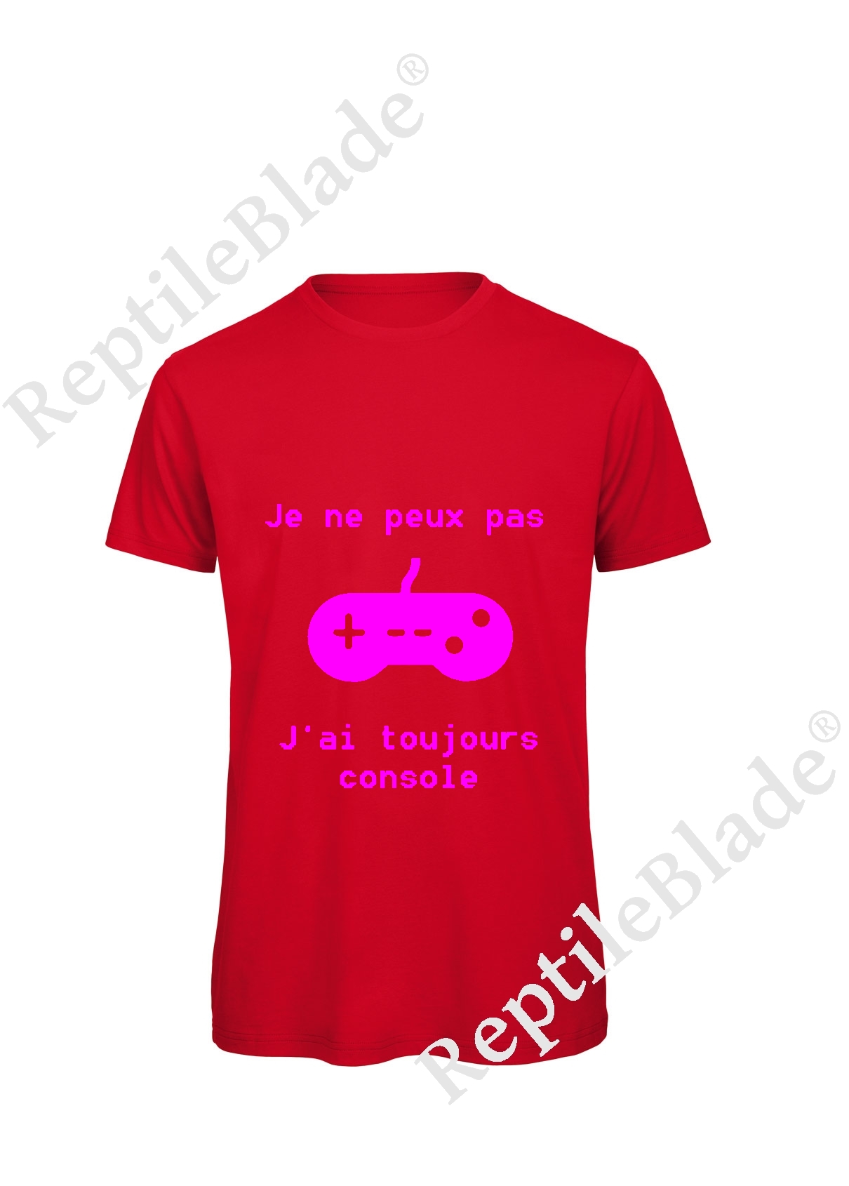 Miniature T-shirt homme "Je peux pas j'ai toujours console"
