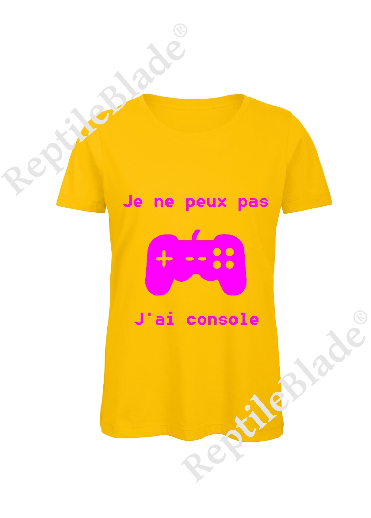 Miniature T-shirt femme "Je peux pas j'ai console"