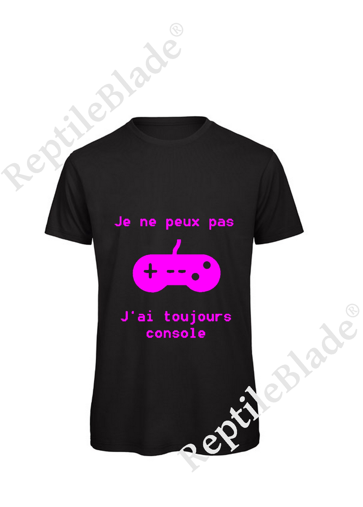 Miniature T-shirt homme "Je peux pas j'ai toujours console"