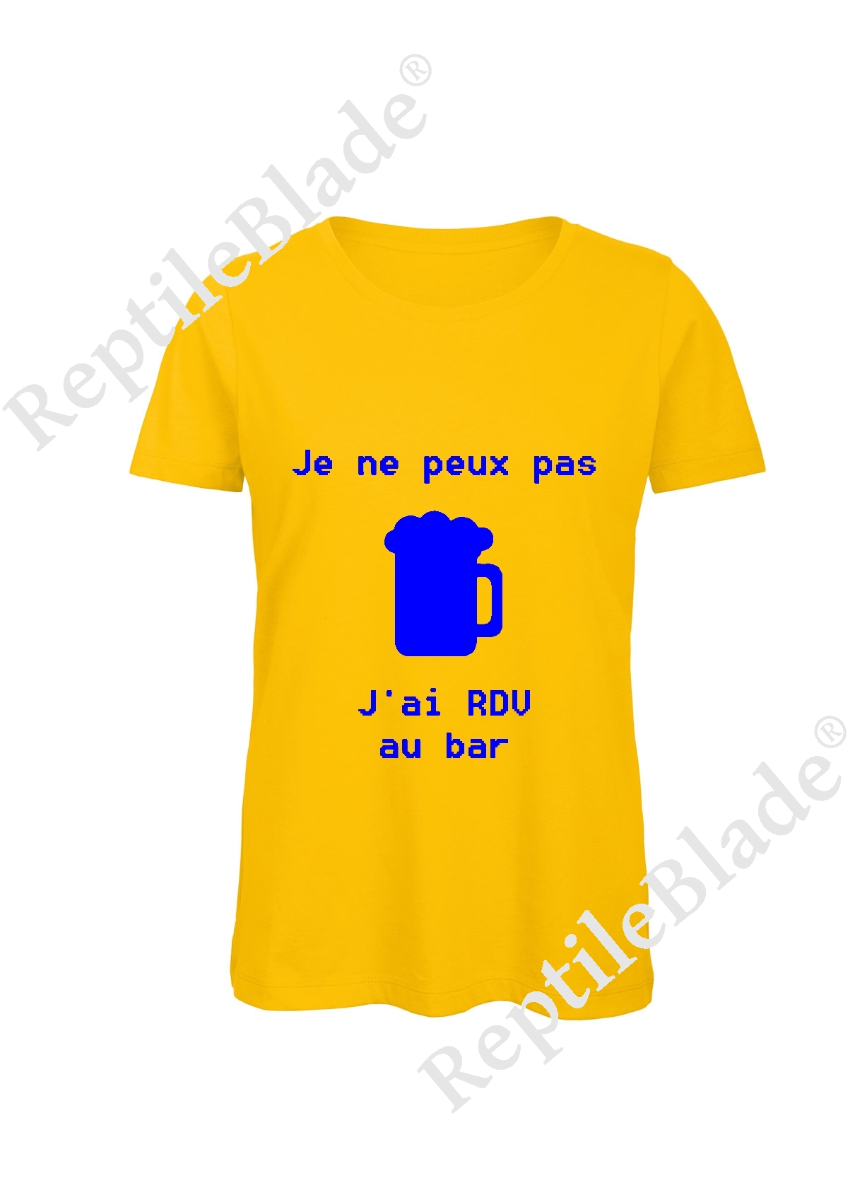 Miniature T-shirt femme "Je peux pas j'ai encore rdv au bar