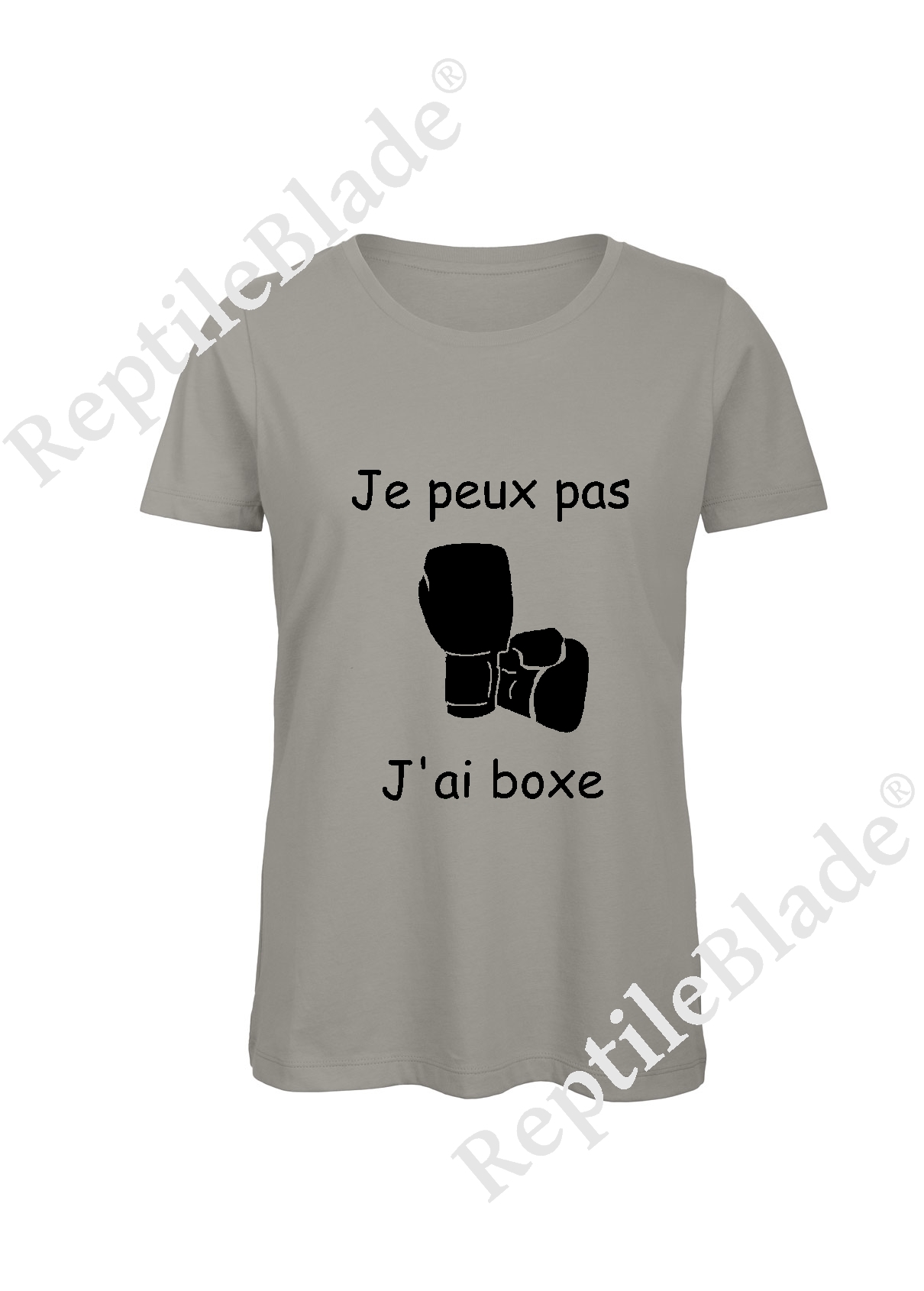 Miniature T-shirt femme "Je peux pas j'ai boxe"