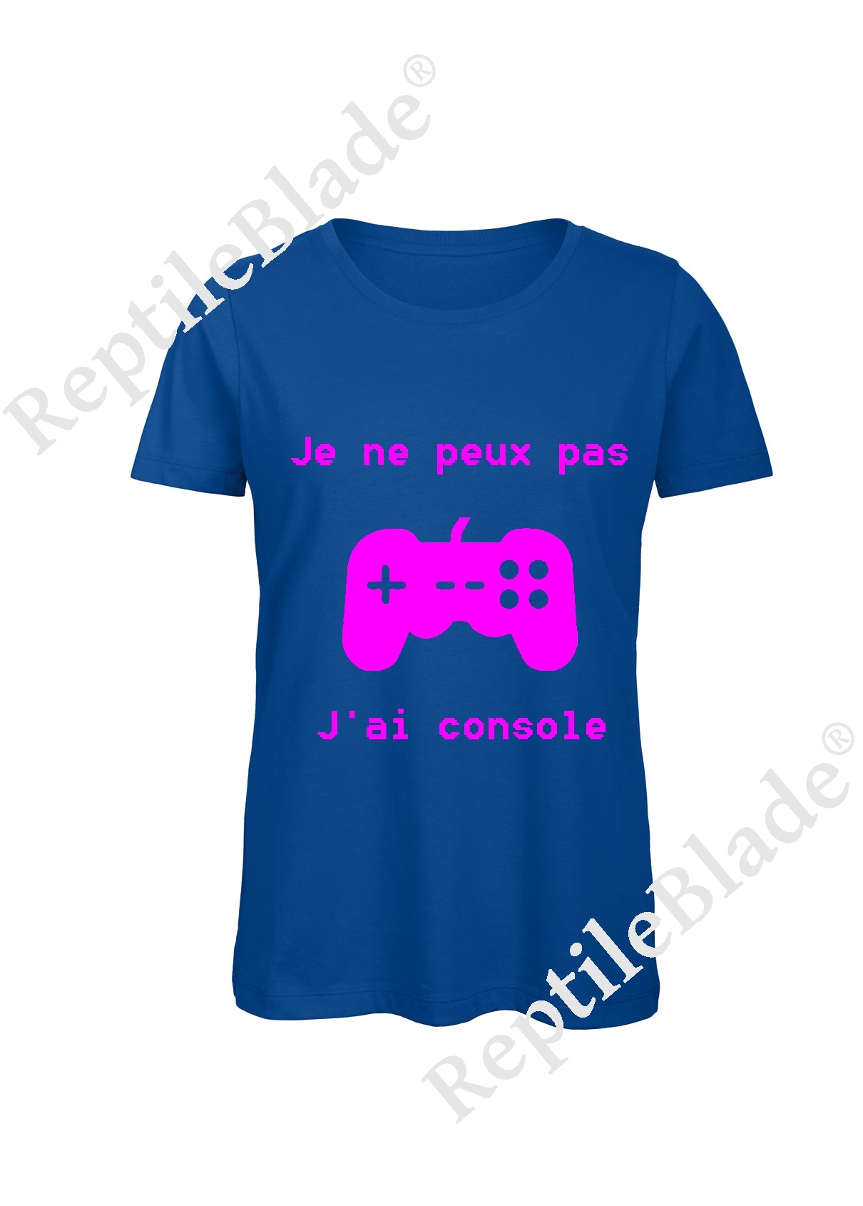 Miniature T-shirt femme "Je peux pas j'ai console"
