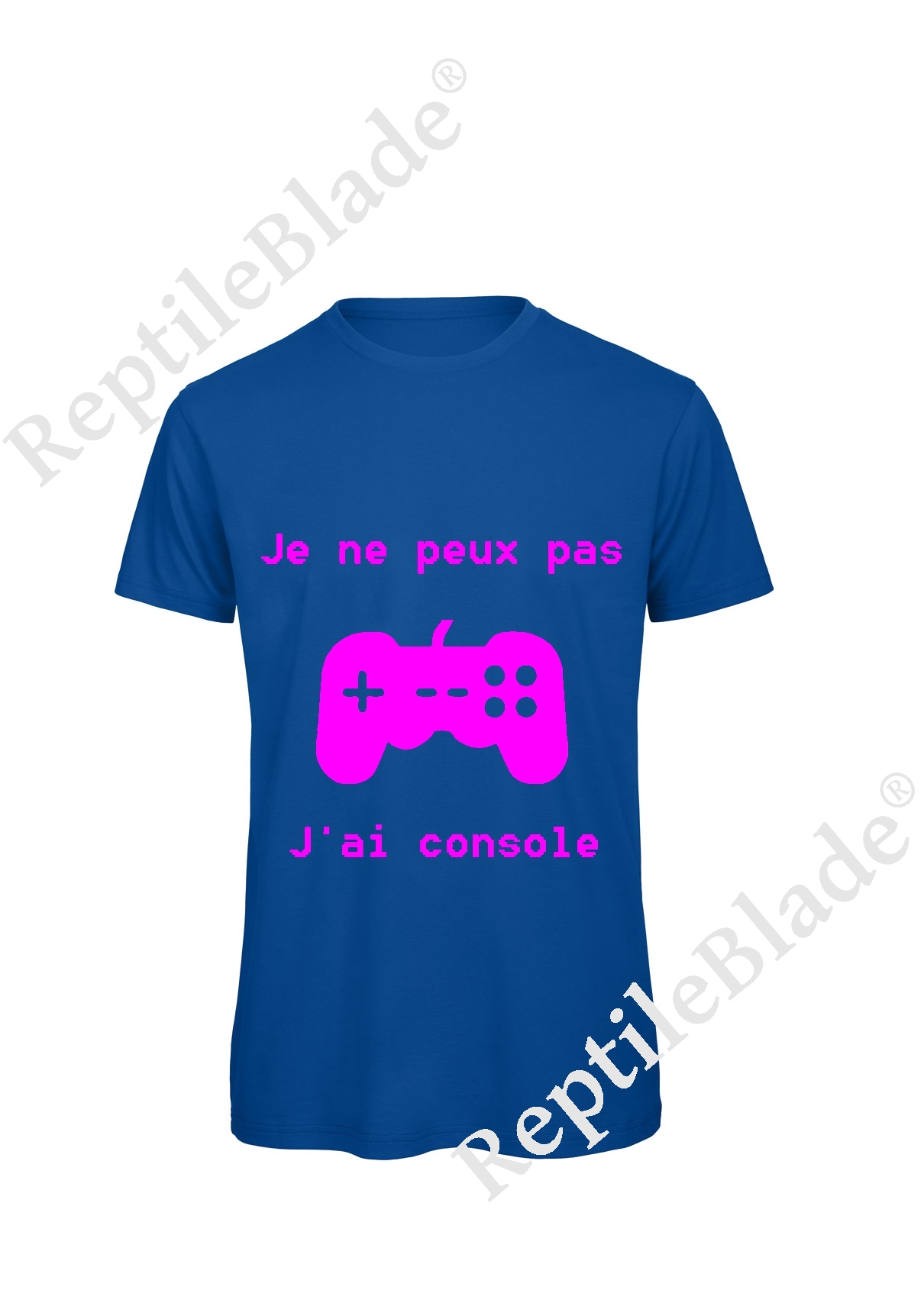 Miniature T-shirt homme "Je peux pas j'ai console"