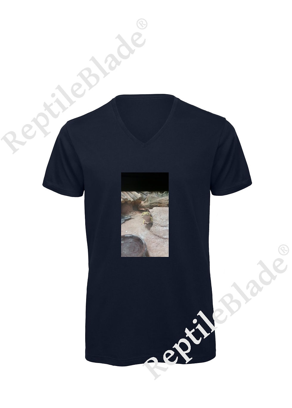 Thumbnail: T-shirt homme col v "Lilo tortues"
