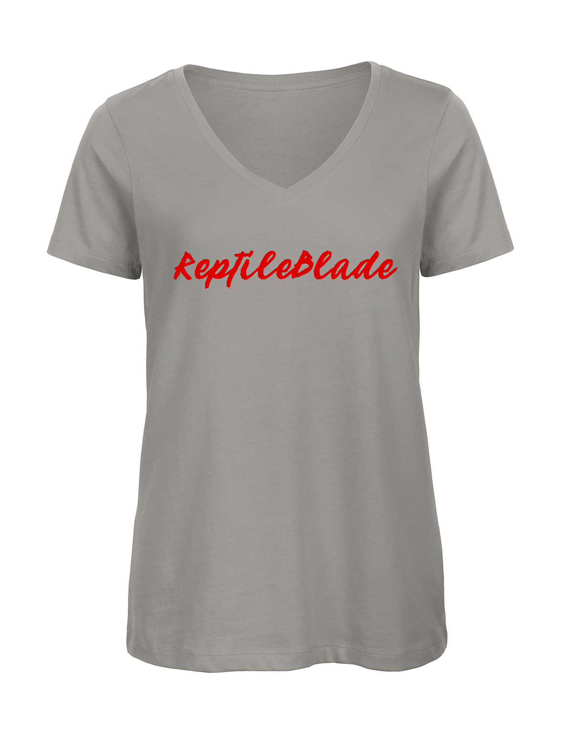 Miniature T-shirt femme col v "ReptileBlade"
