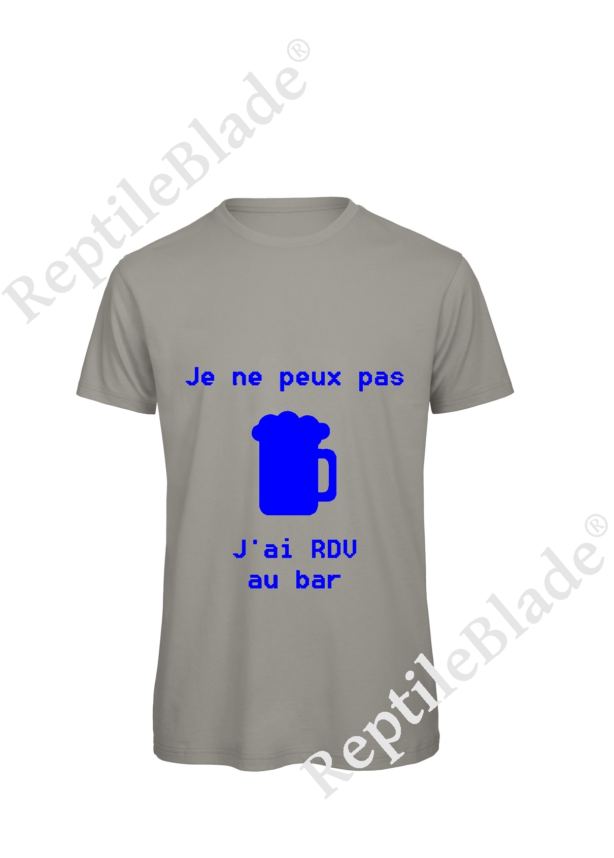 Miniature T-shirt homme "Je peux pas j'ai rdv au bar"