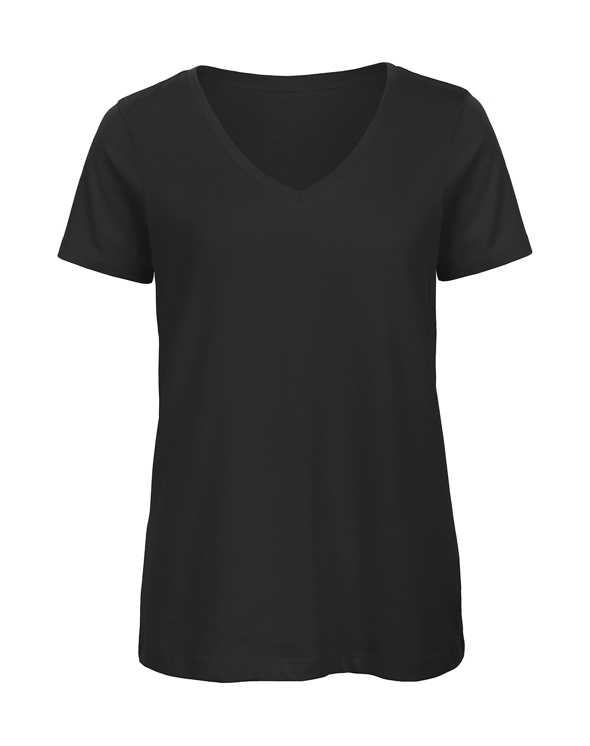 T-shirt femme col v