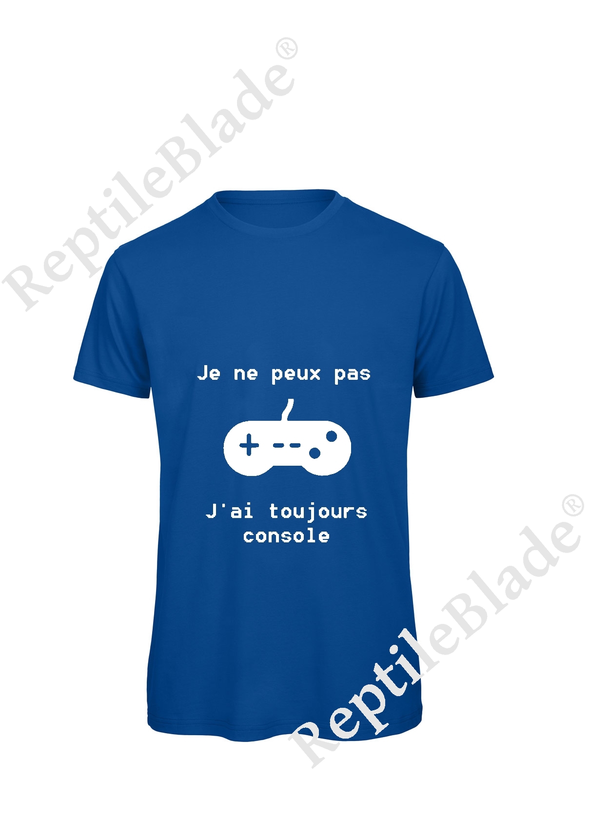 Miniature T-shirt homme "Je peux pas j'ai toujours console"