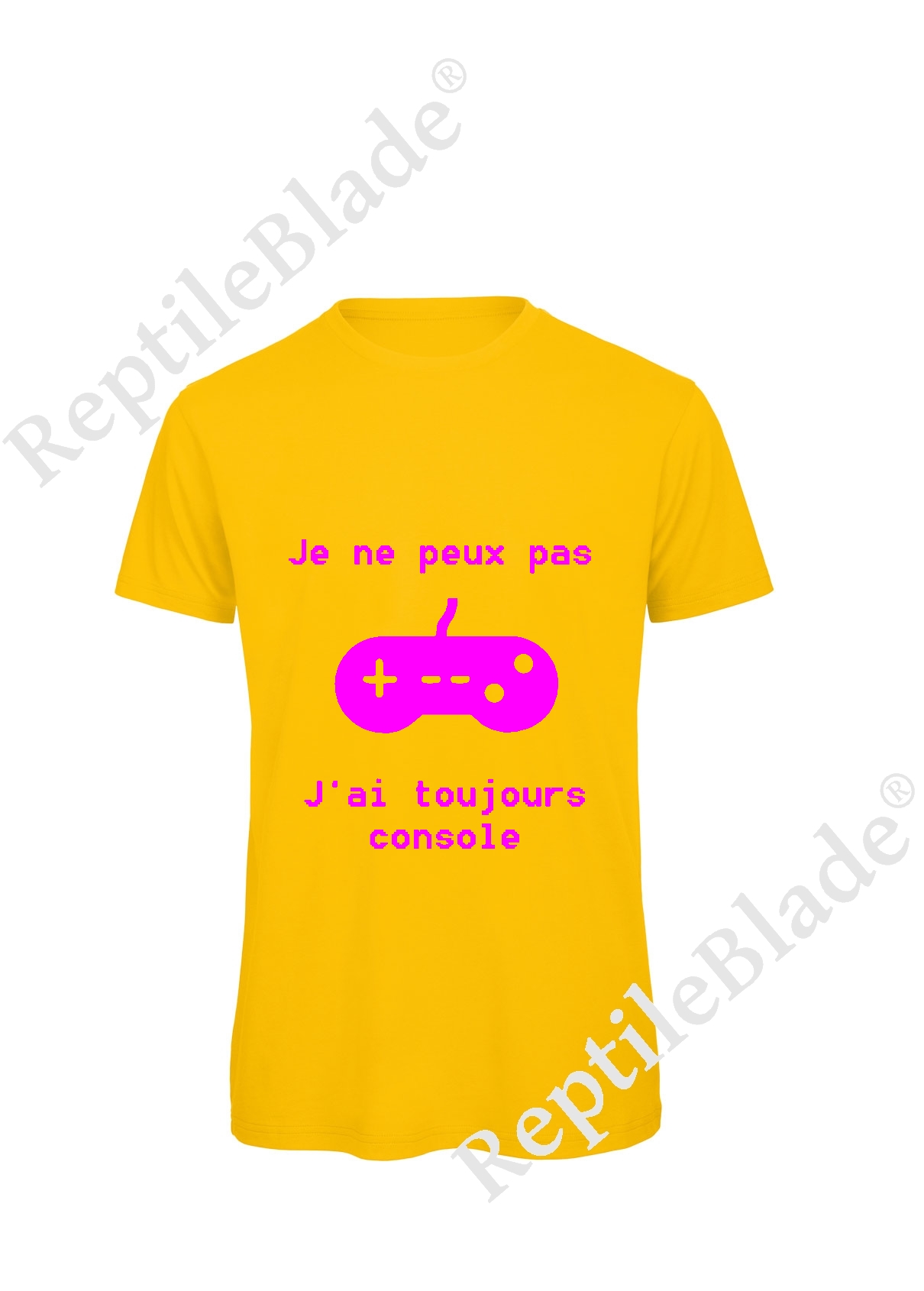 Miniature T-shirt homme "Je peux pas j'ai toujours console"