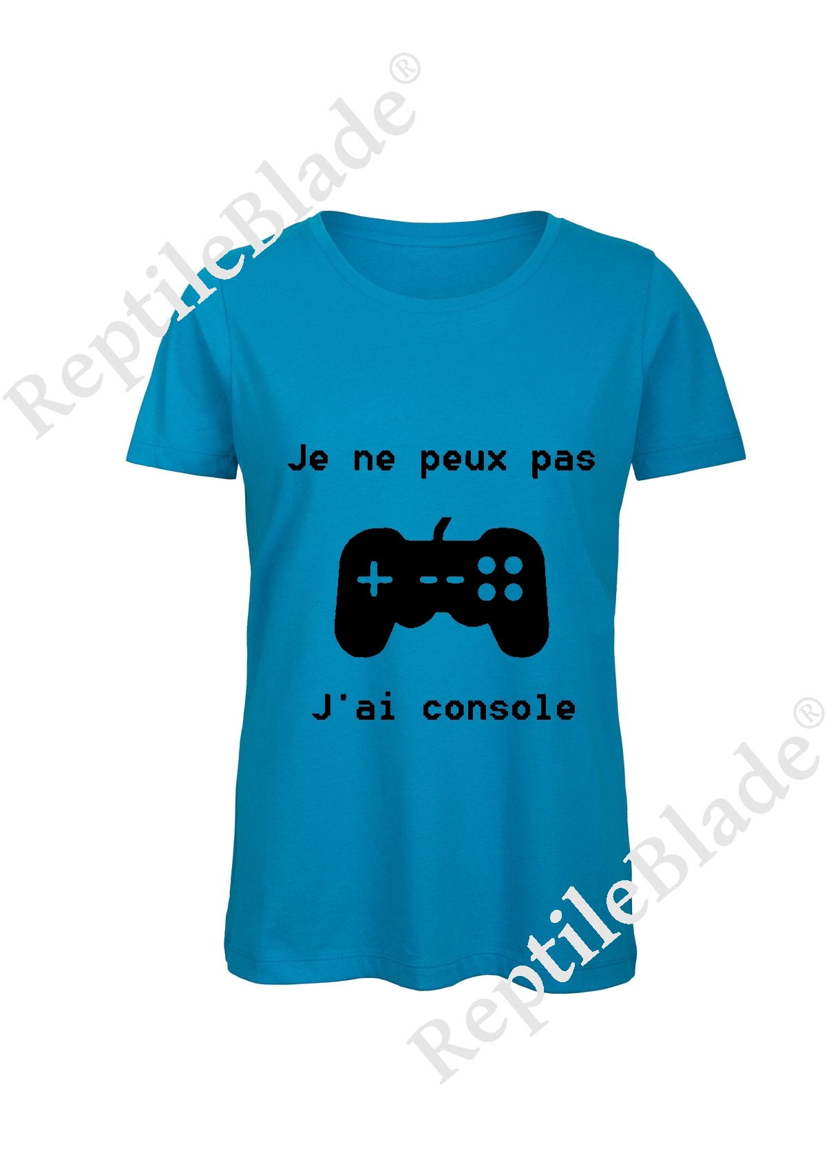 Miniature T-shirt femme "Je peux pas j'ai console"