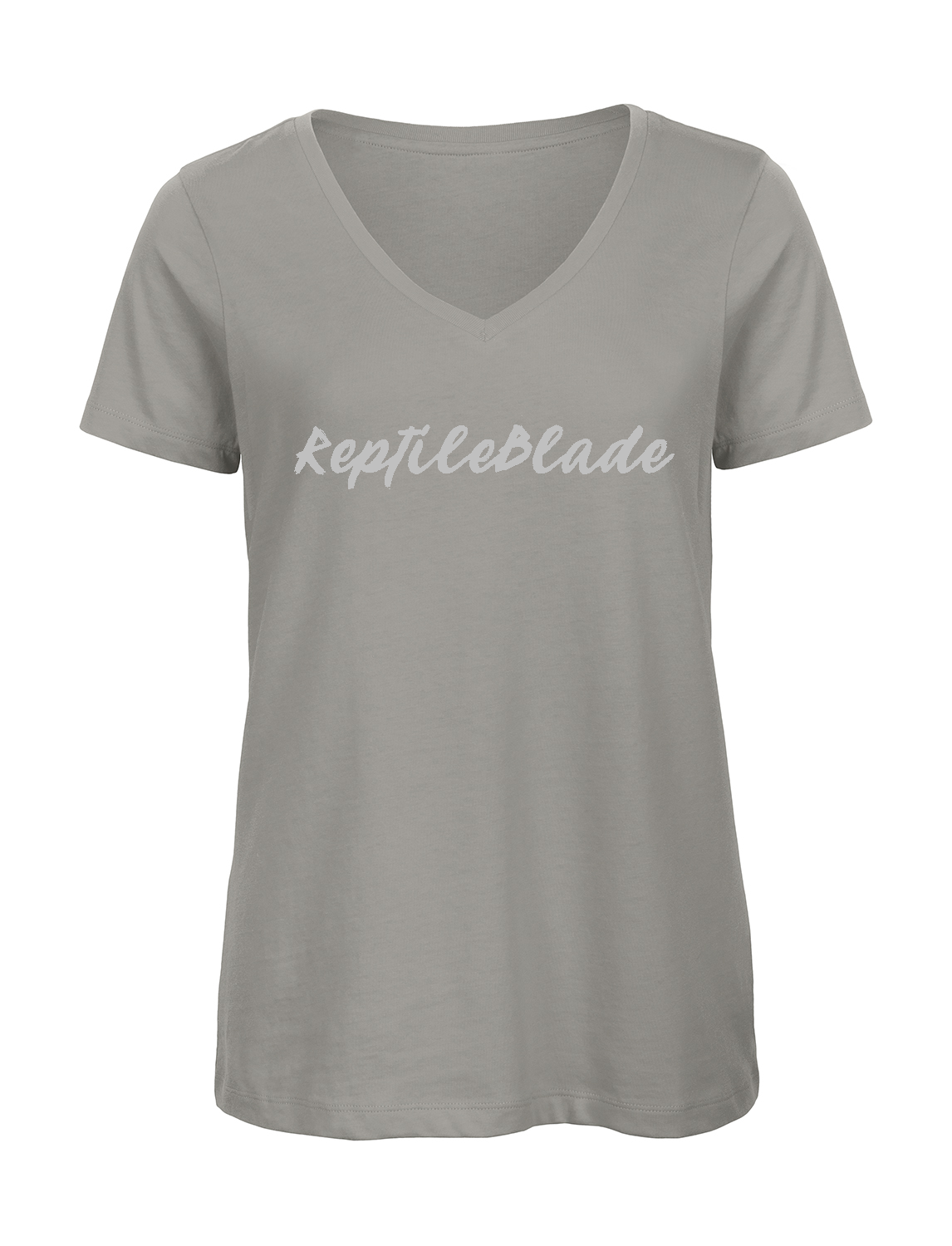 Miniature T-shirt femme col v "ReptileBlade"