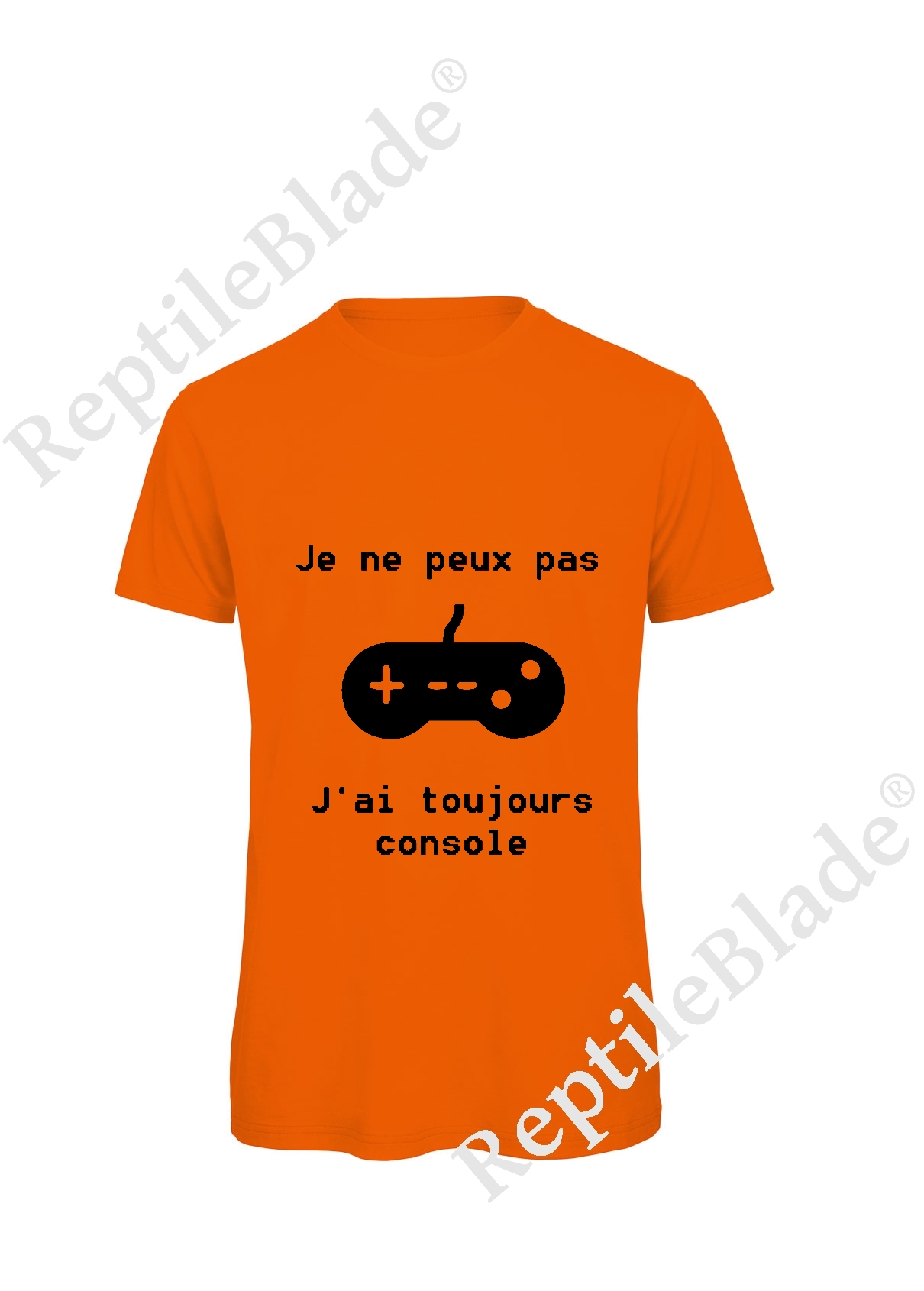 Miniature T-shirt homme "Je peux pas j'ai toujours console"