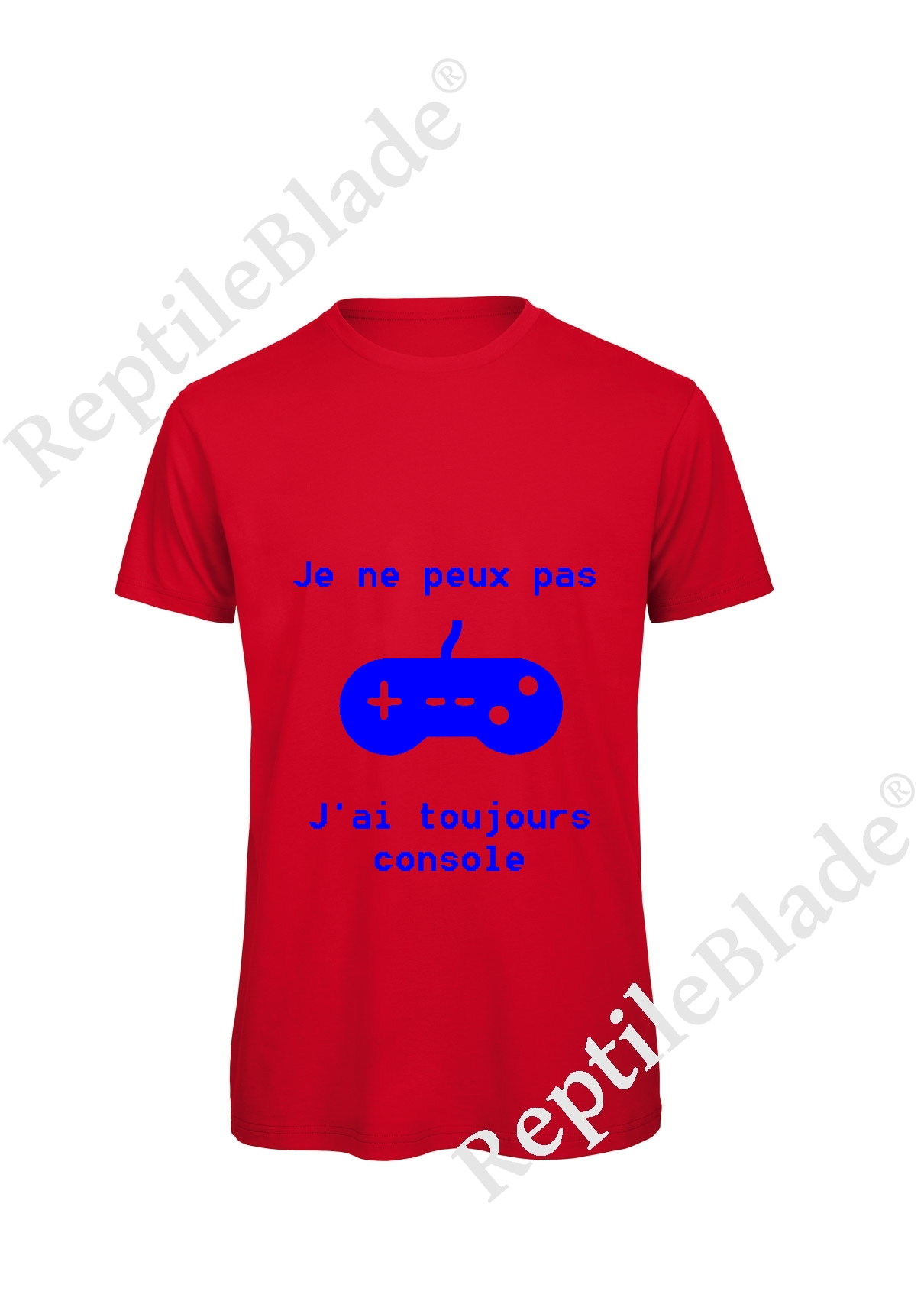 Miniature T-shirt homme "Je peux pas j'ai toujours console"