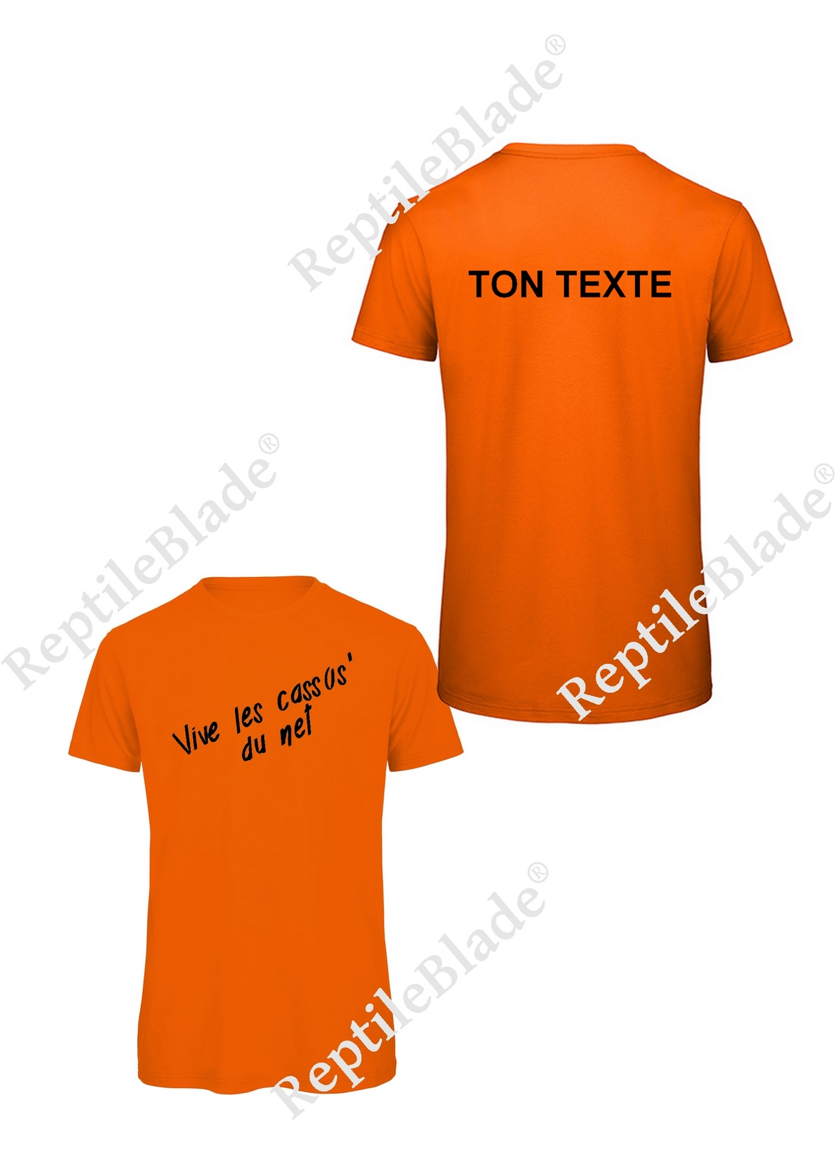 Miniature T-shirt homme "Vive les cassos' du net"