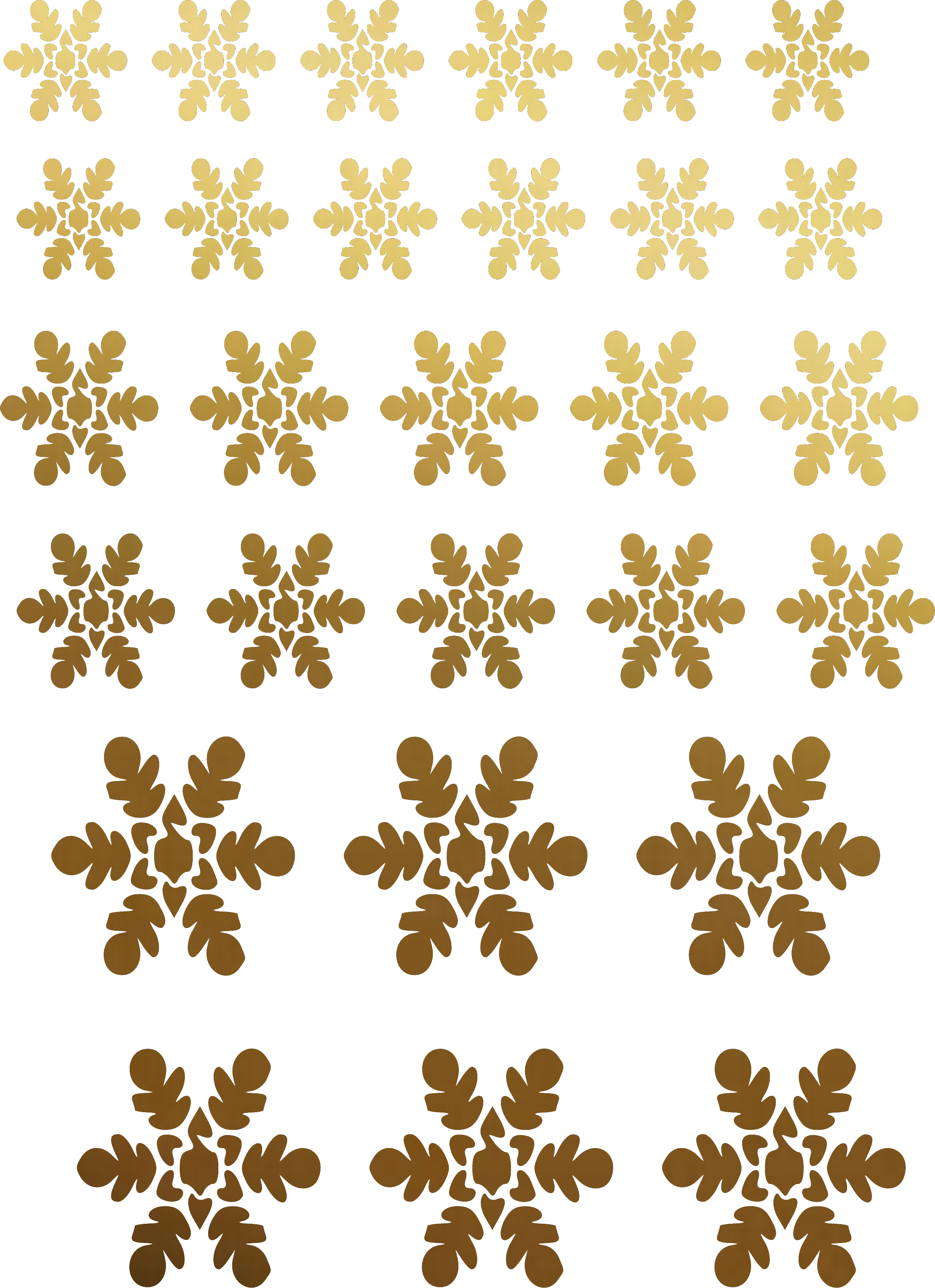 Planche de sticker vitre "flocon de neige"
