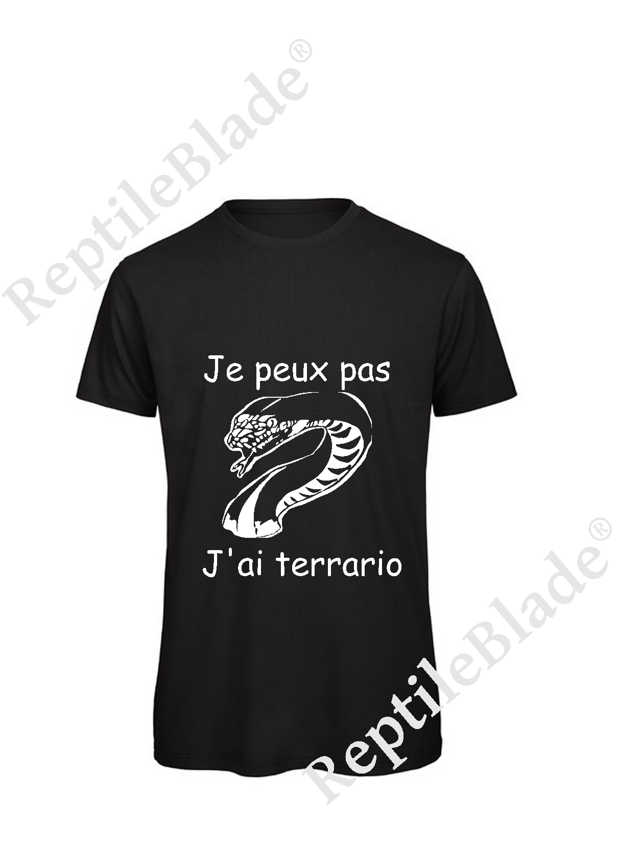 Miniature T-shirt homme "Je peux pas j'ai terrario"