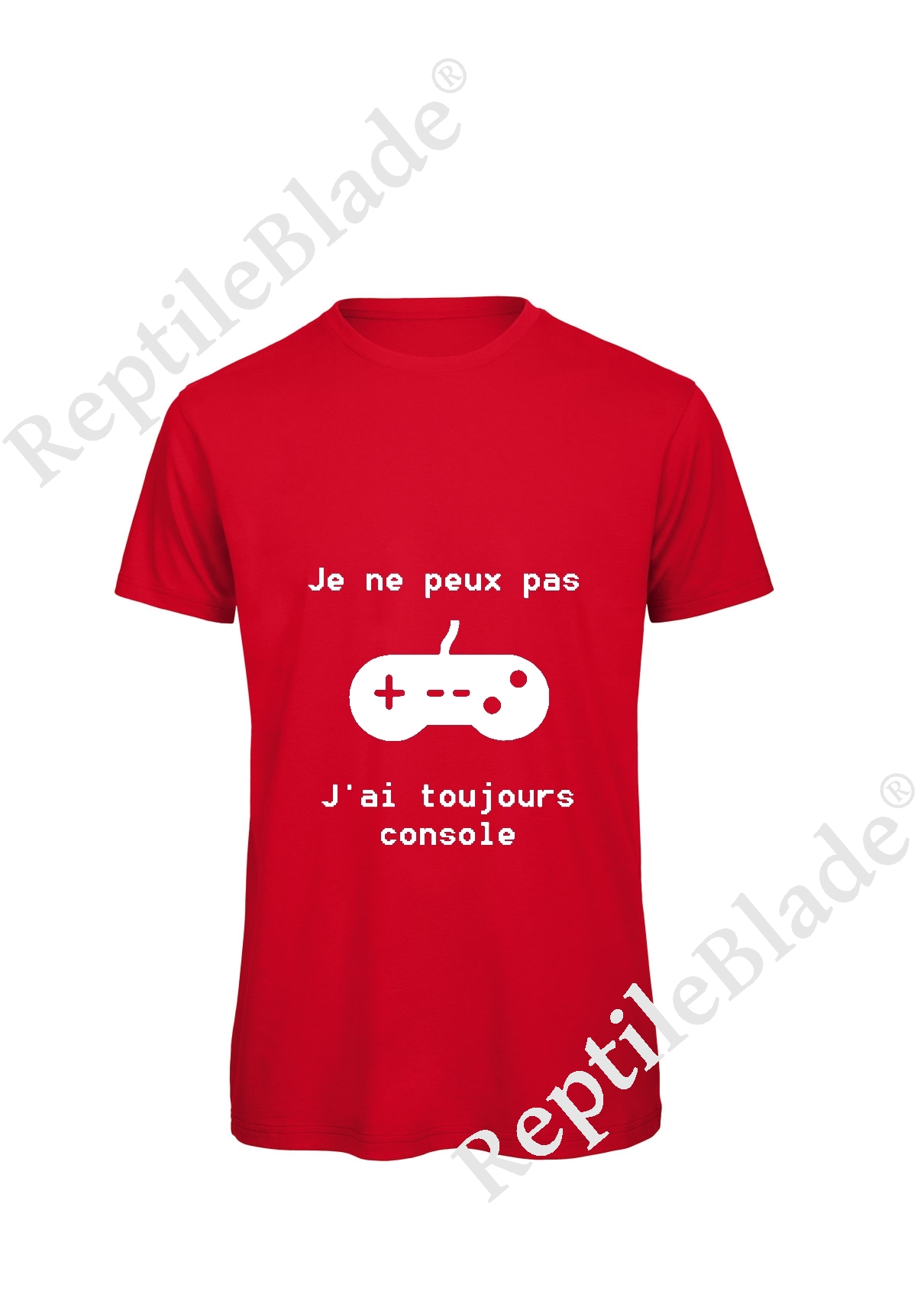 Miniature T-shirt homme "Je peux pas j'ai toujours console"