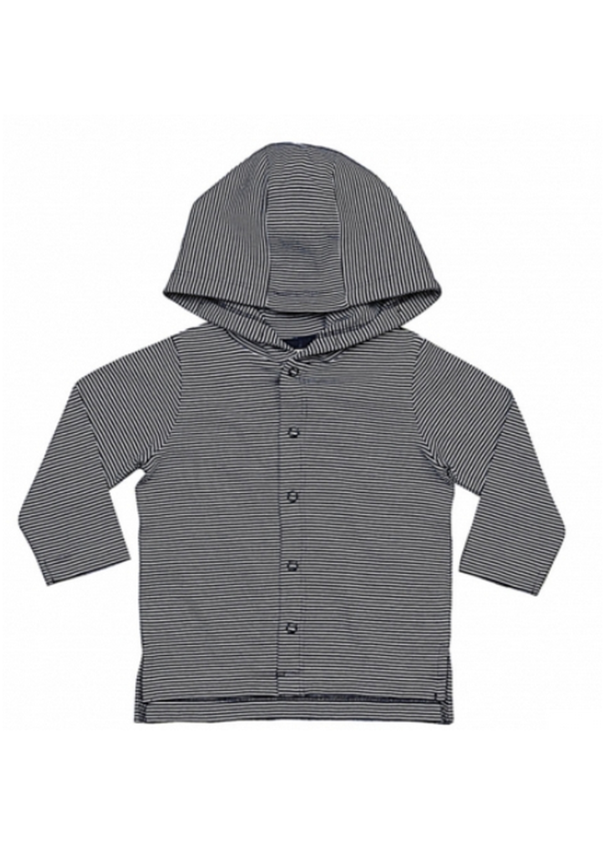 Miniature Sweat-shirt à capuche rayé pour bébé