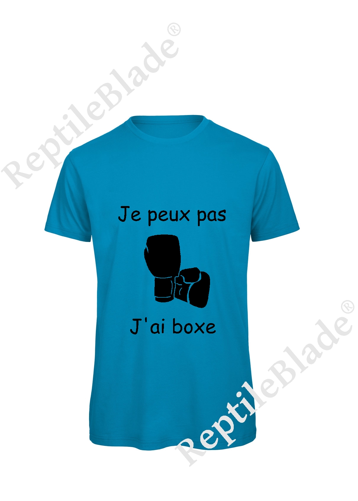 Miniature T-shirt homme "Je peux pas j'ai boxe"