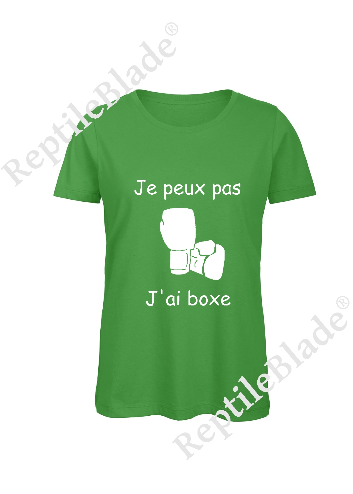 Miniature T-shirt femme "Je peux pas j'ai boxe"