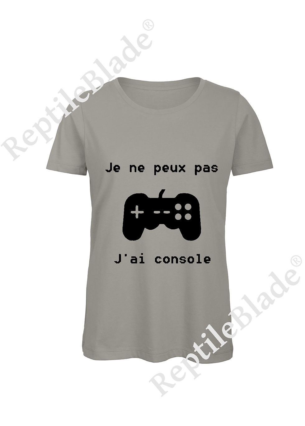 Miniature : T-shirt femme "Je peux pas j'ai console"