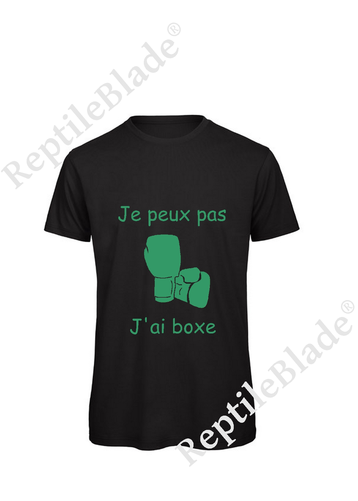 Miniature T-shirt homme "Je peux pas j'ai boxe"