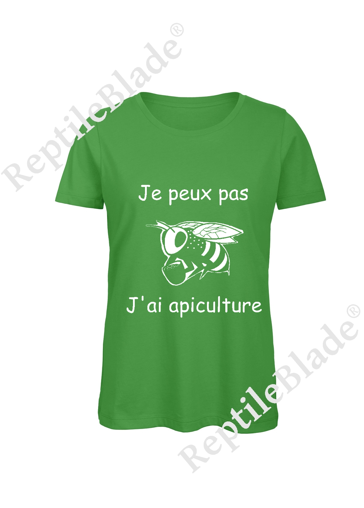 Miniature T-shirt femme "Je peux pas j'ai apiculture"