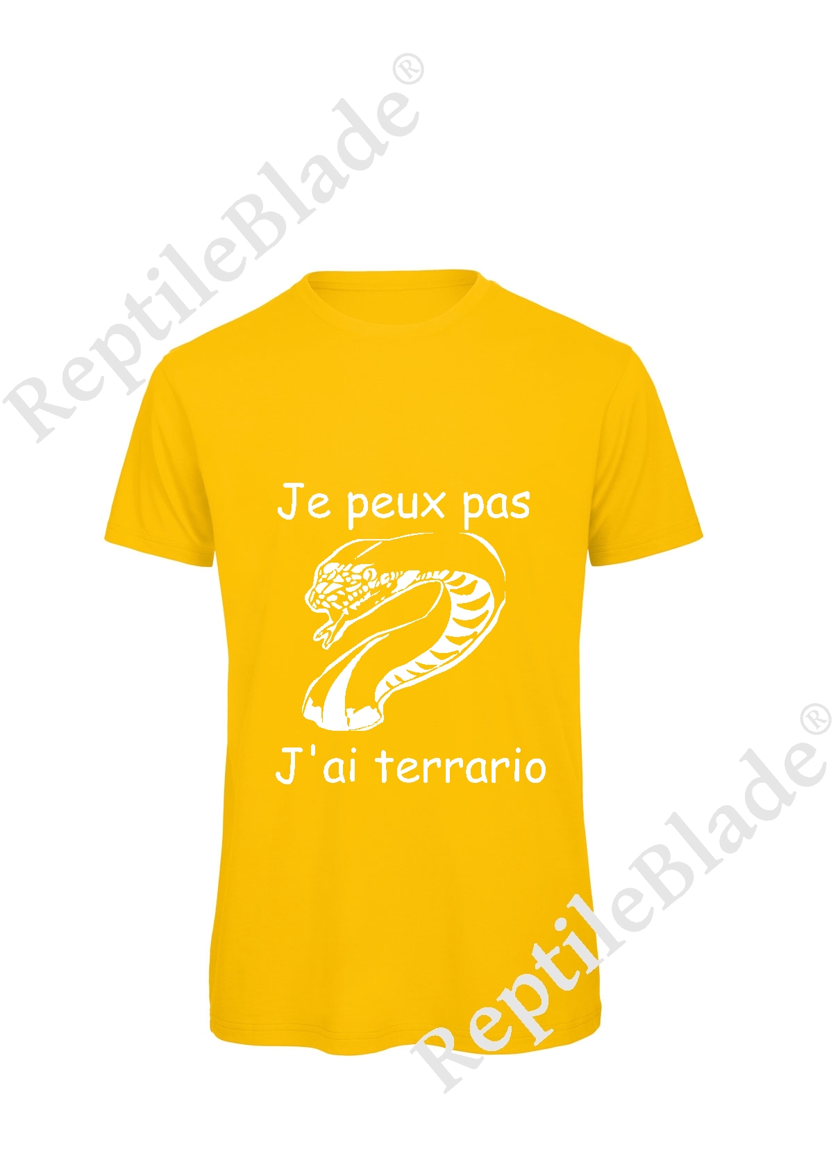 Miniature T-shirt homme "Je peux pas j'ai terrario"