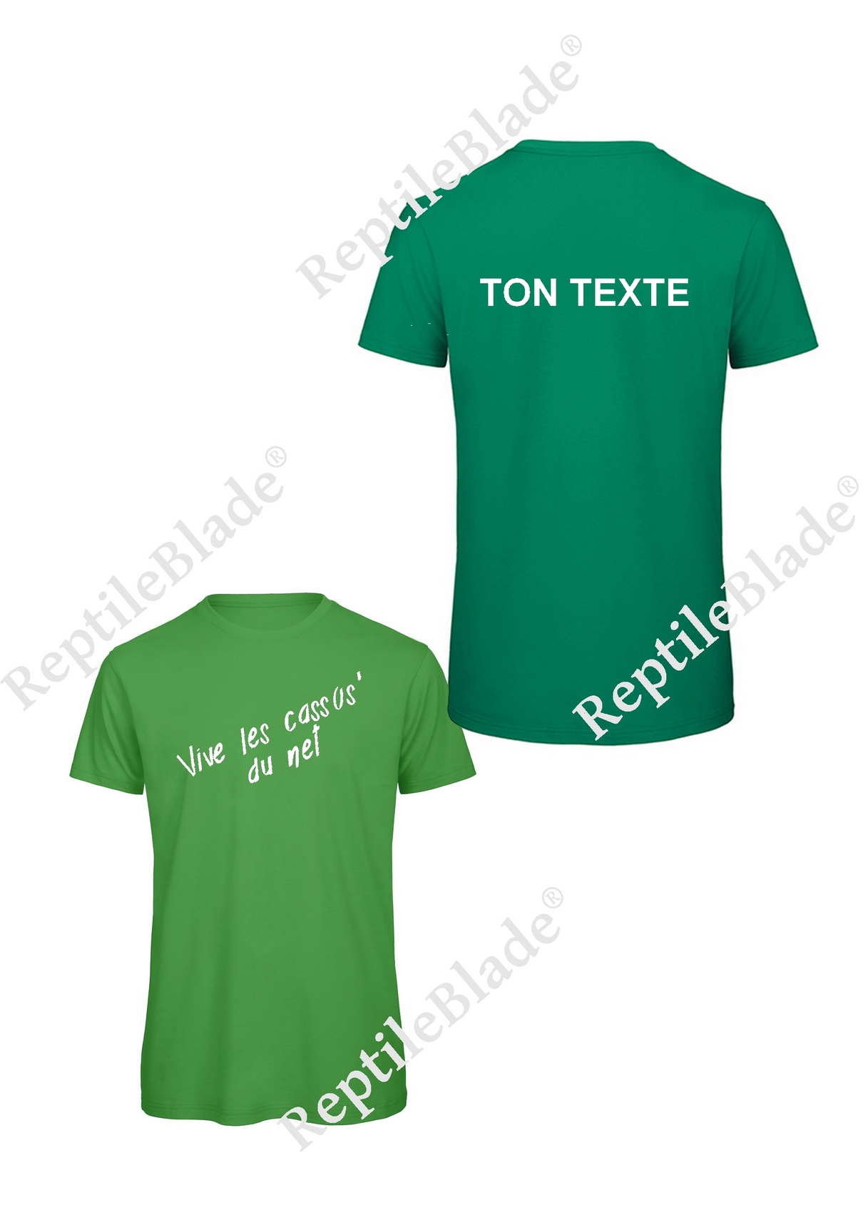 Miniature T-shirt homme "Vive les cassos' du net"