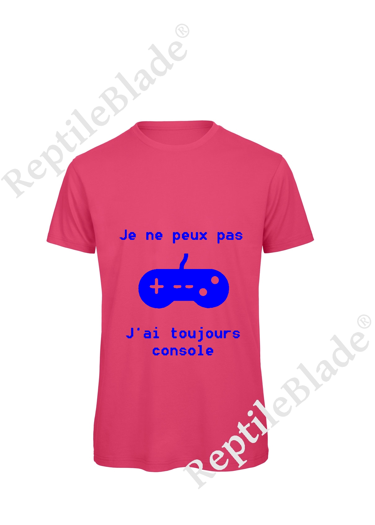 Miniature T-shirt homme "Je peux pas j'ai toujours console"