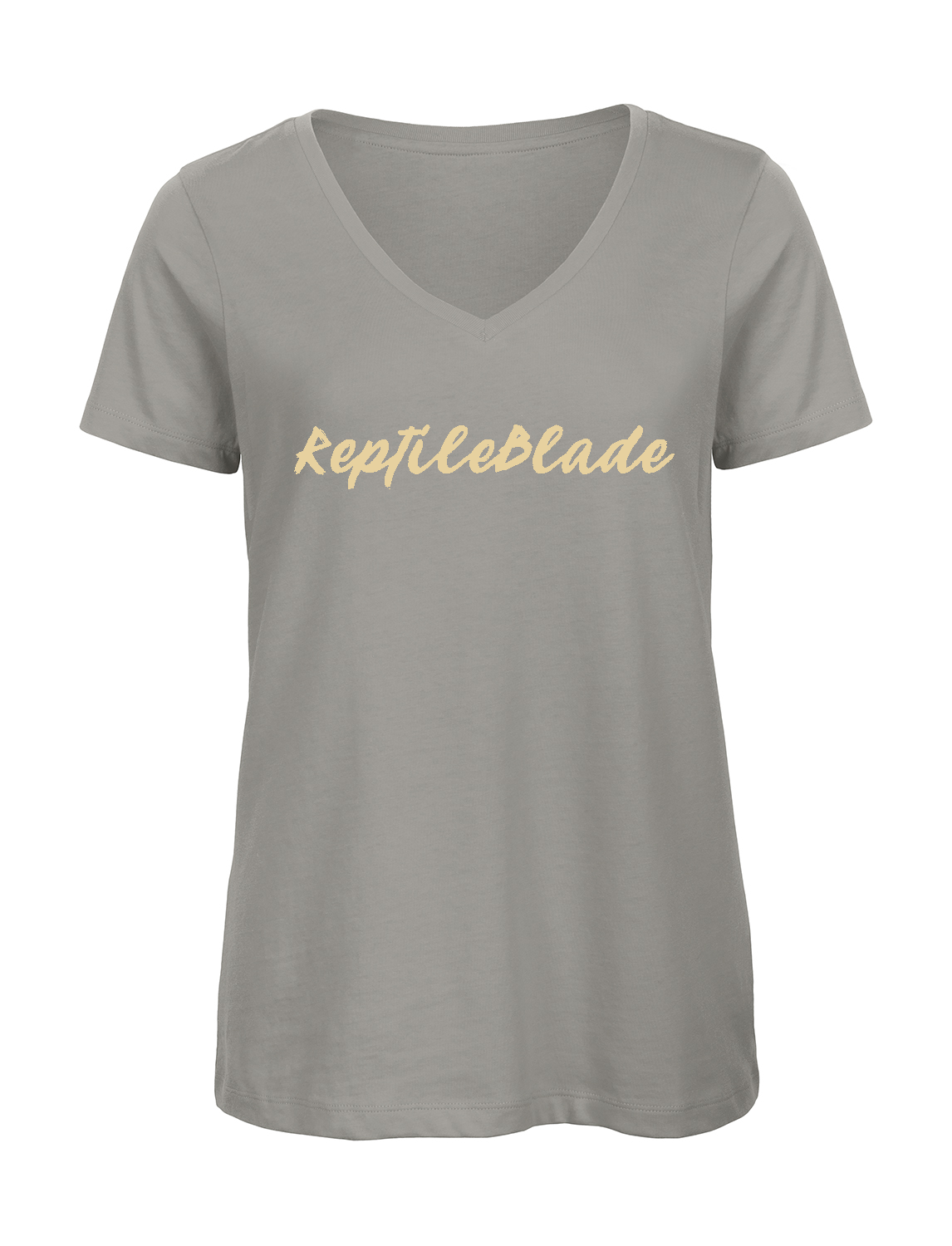 T-shirt femme col v "ReptileBlade"