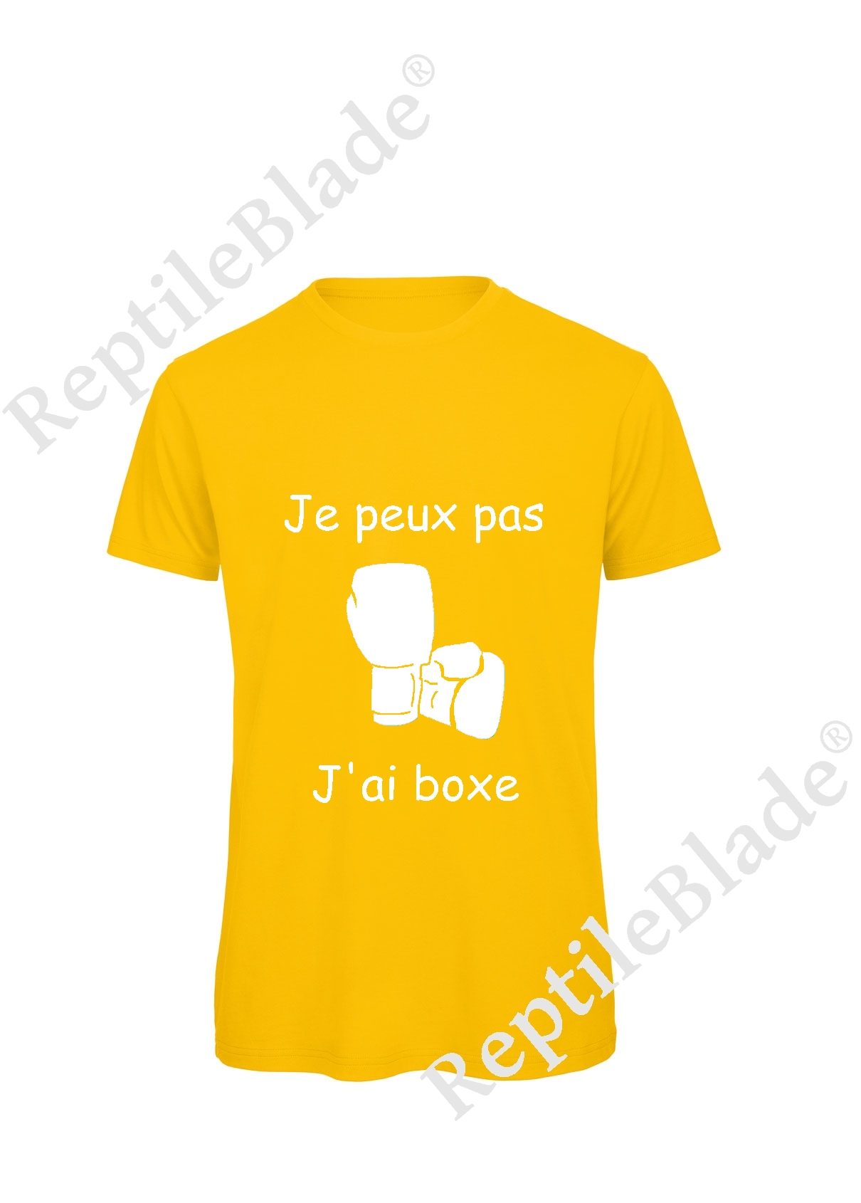 Miniature T-shirt homme "Je peux pas j'ai boxe"