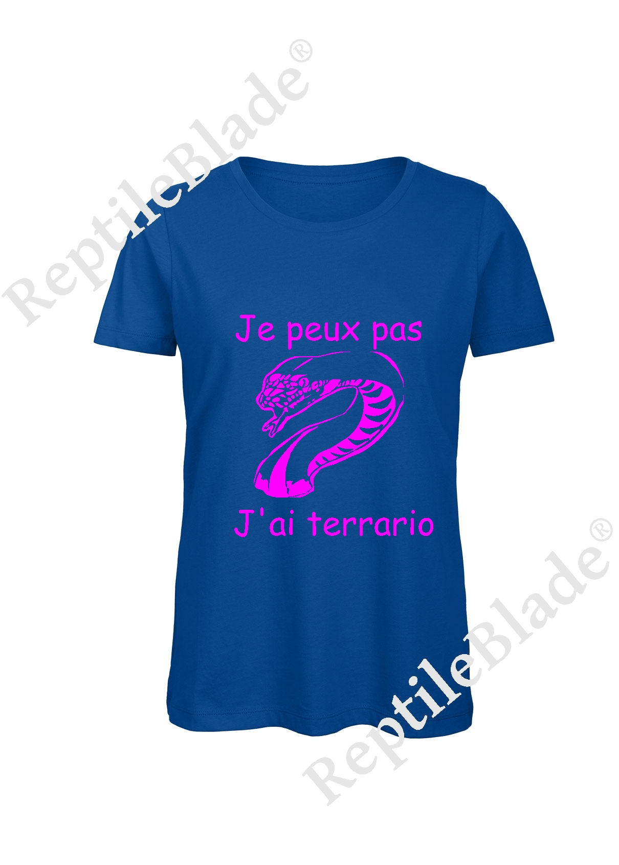 T-shirt femme "Je peux pas j'ai terrario"
