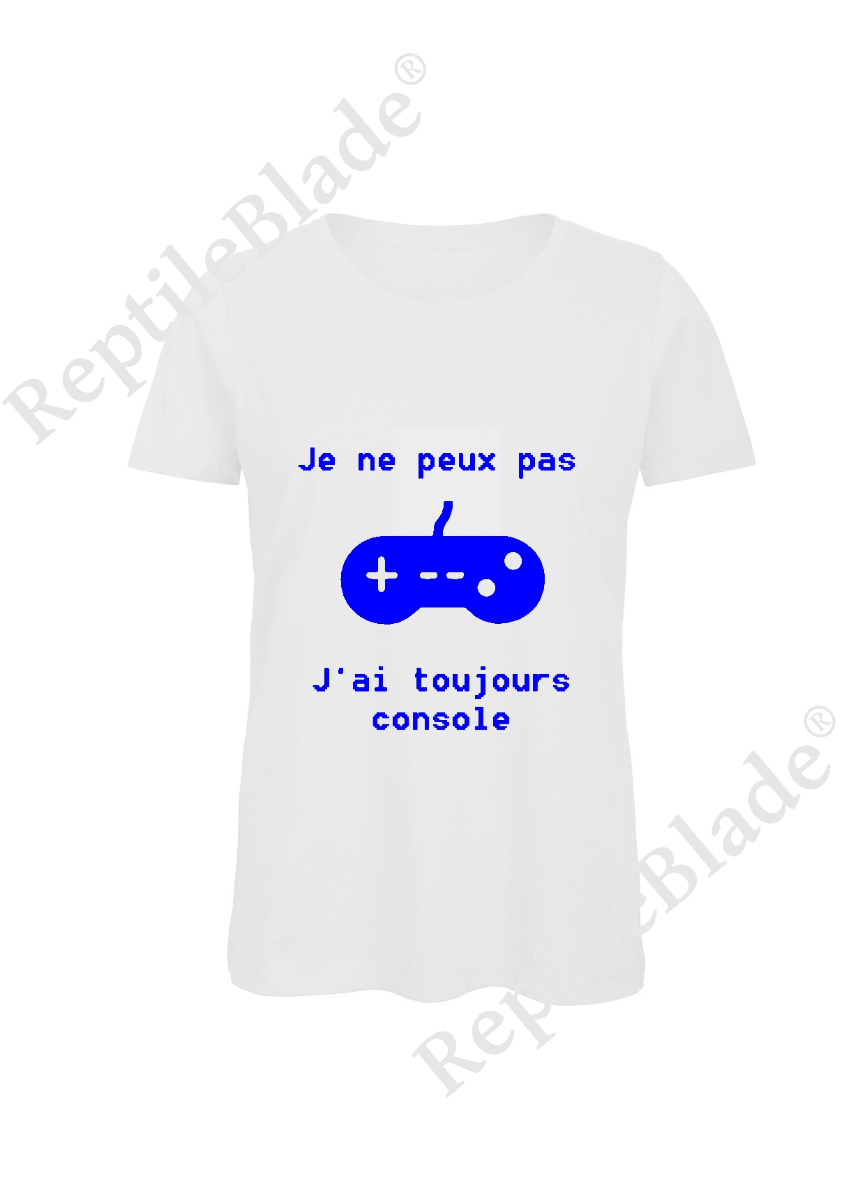 Miniature T-shirt femme "Je peux pas j'ai toujours console"