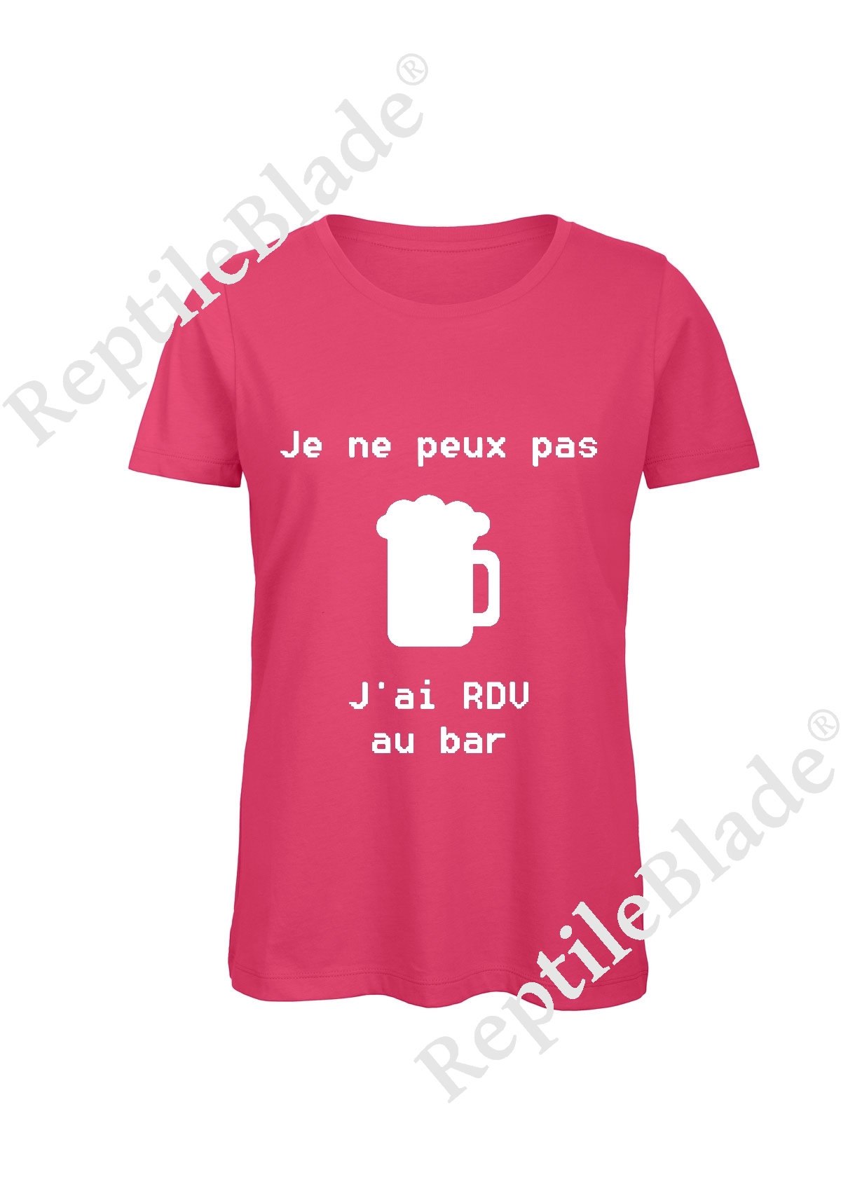 Miniature T-shirt femme "Je peux pas j'ai encore rdv au bar