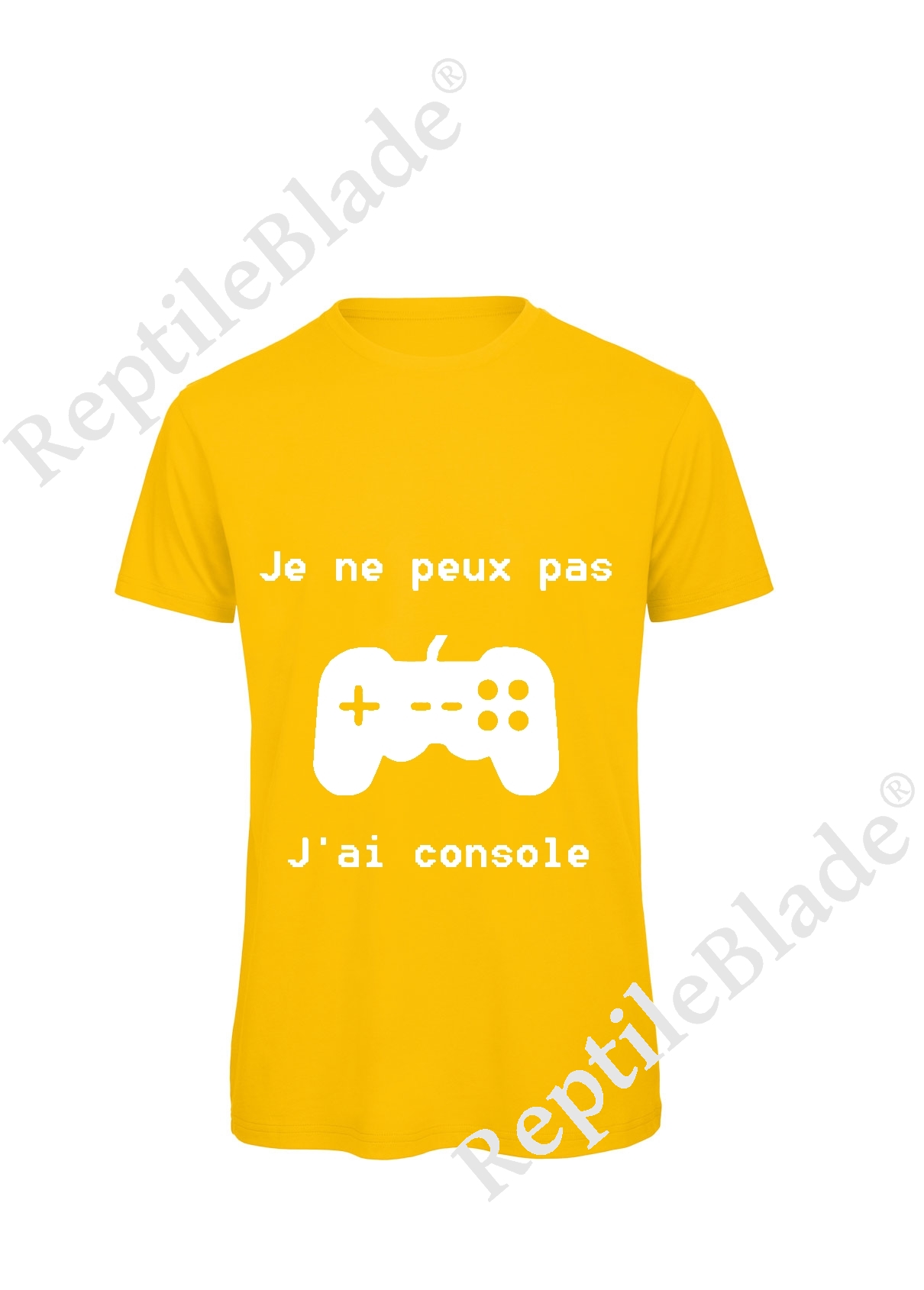 Miniature T-shirt homme "Je peux pas j'ai console"