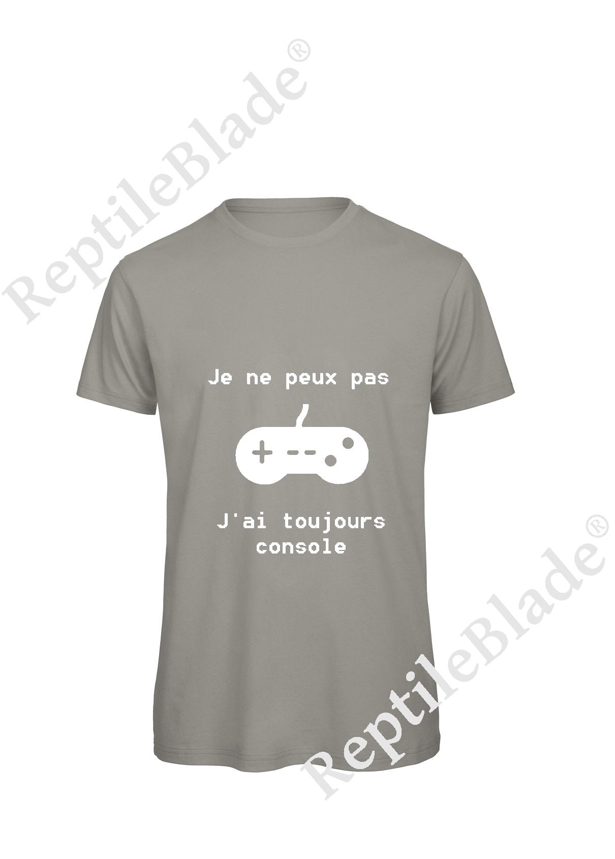 Miniature T-shirt homme "Je peux pas j'ai toujours console"