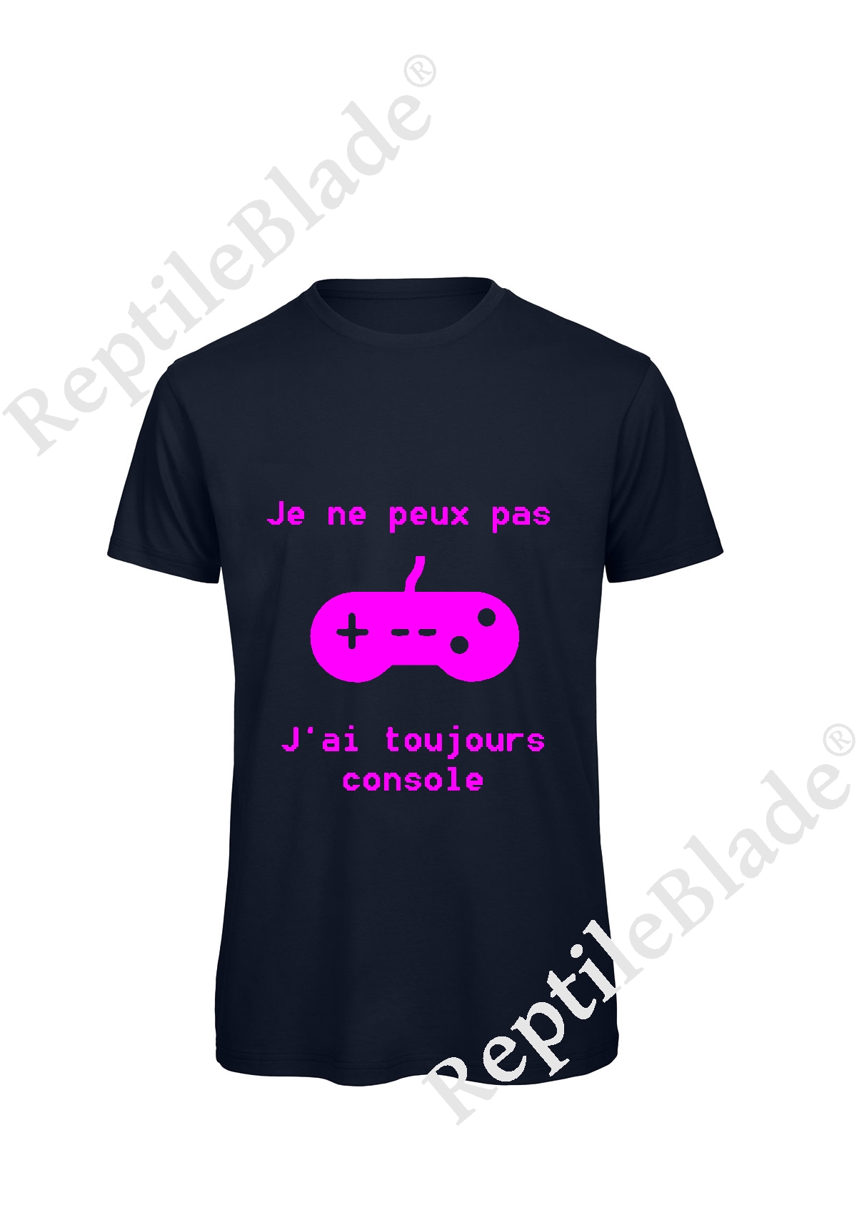 Miniature T-shirt homme "Je peux pas j'ai toujours console"