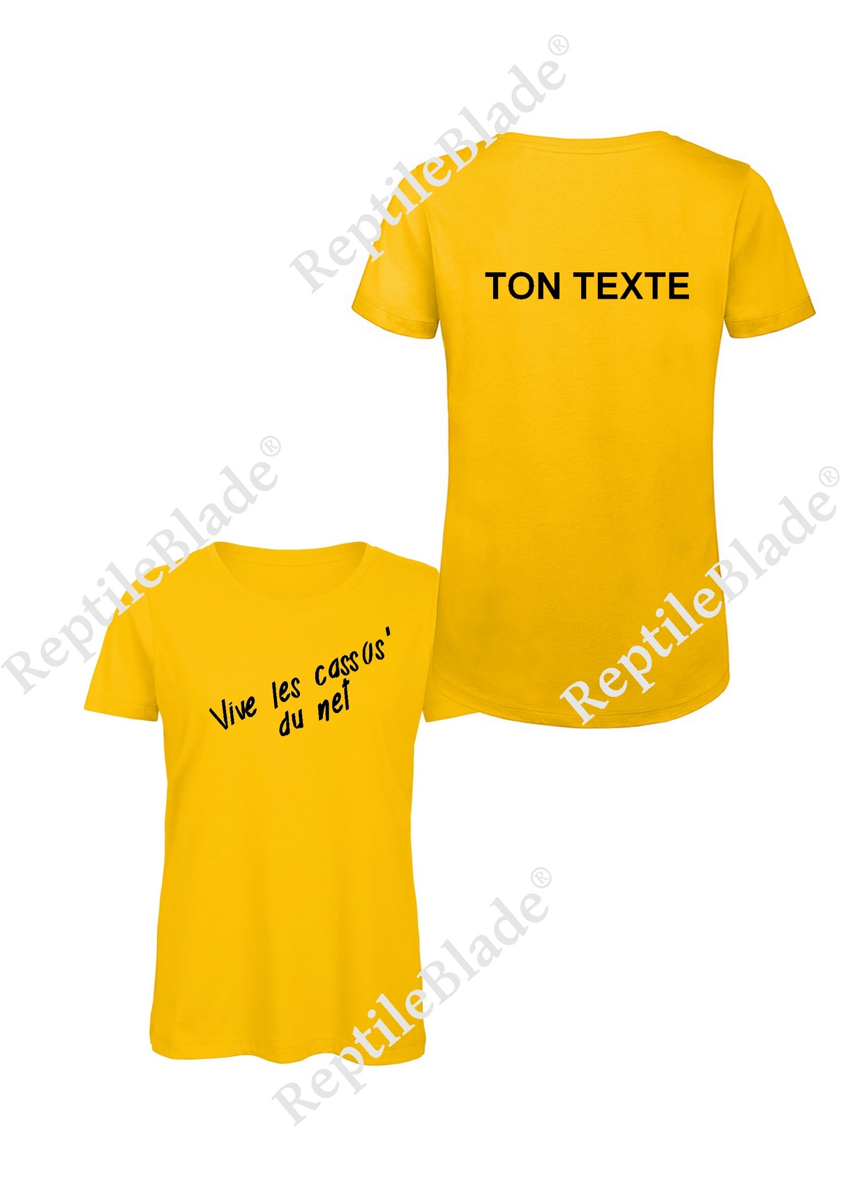 Miniature T-shirt femme "Vive les cassos' du net"