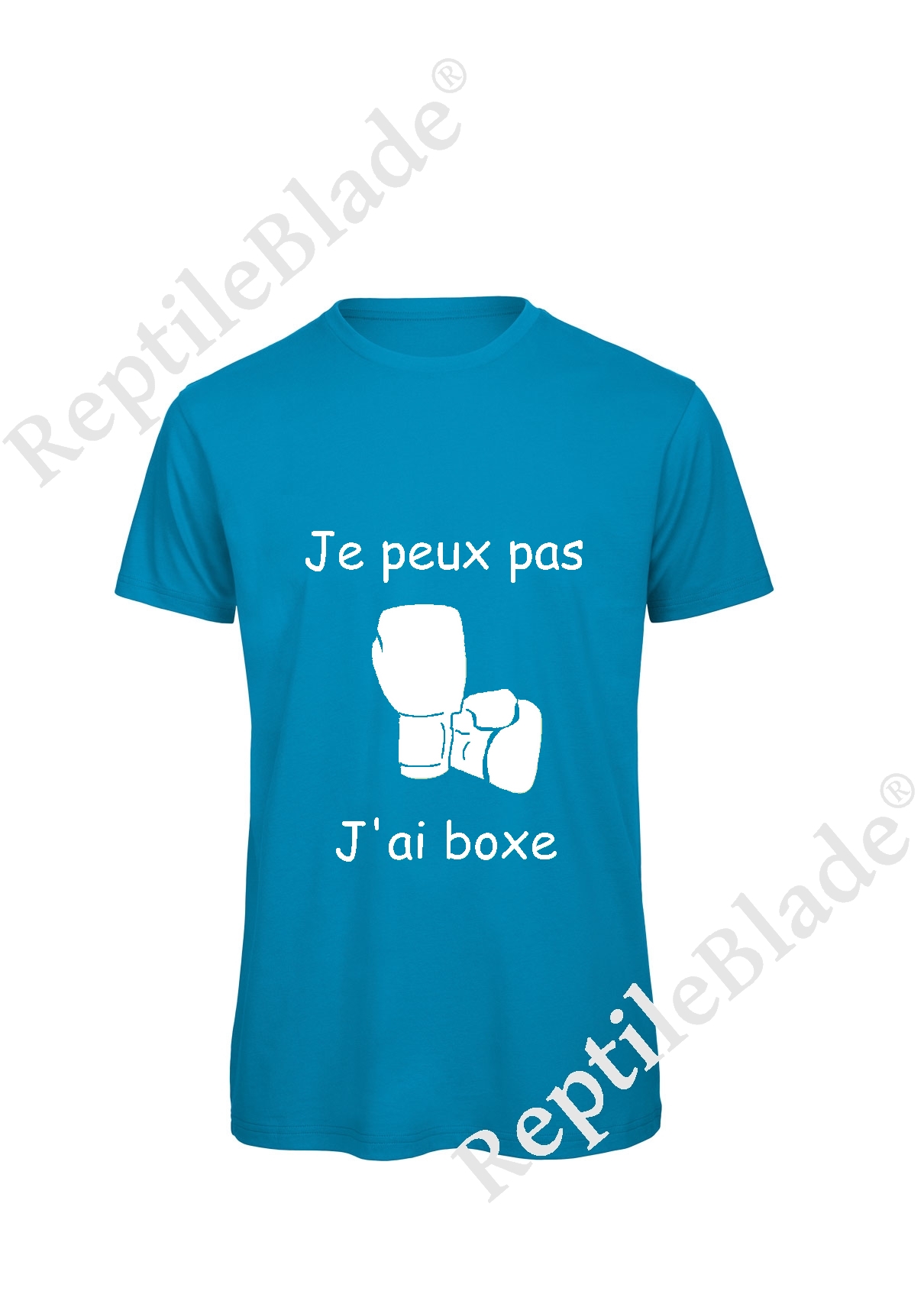 Miniature T-shirt homme "Je peux pas j'ai boxe"