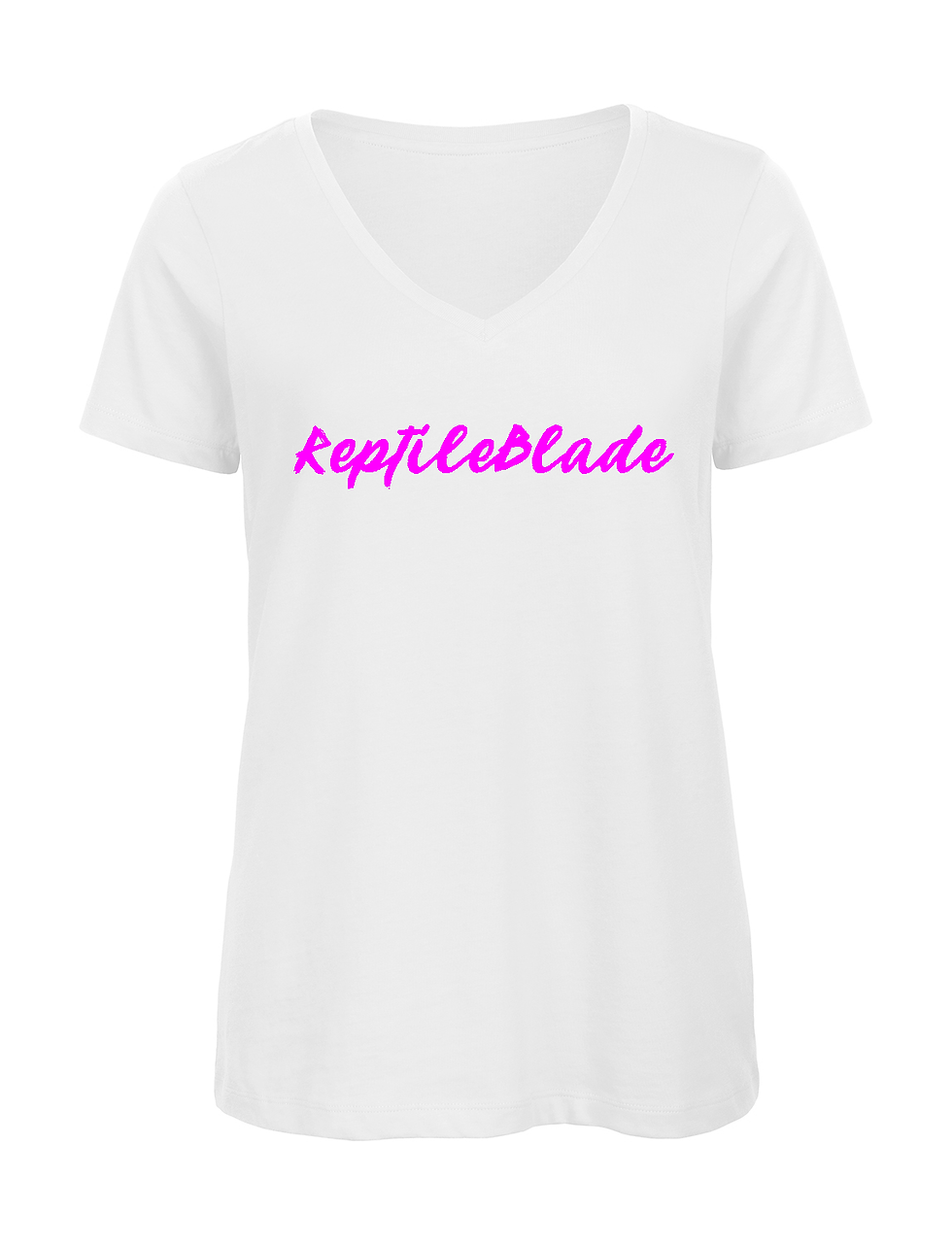Thumbnail: T-shirt femme col v "ReptileBlade"