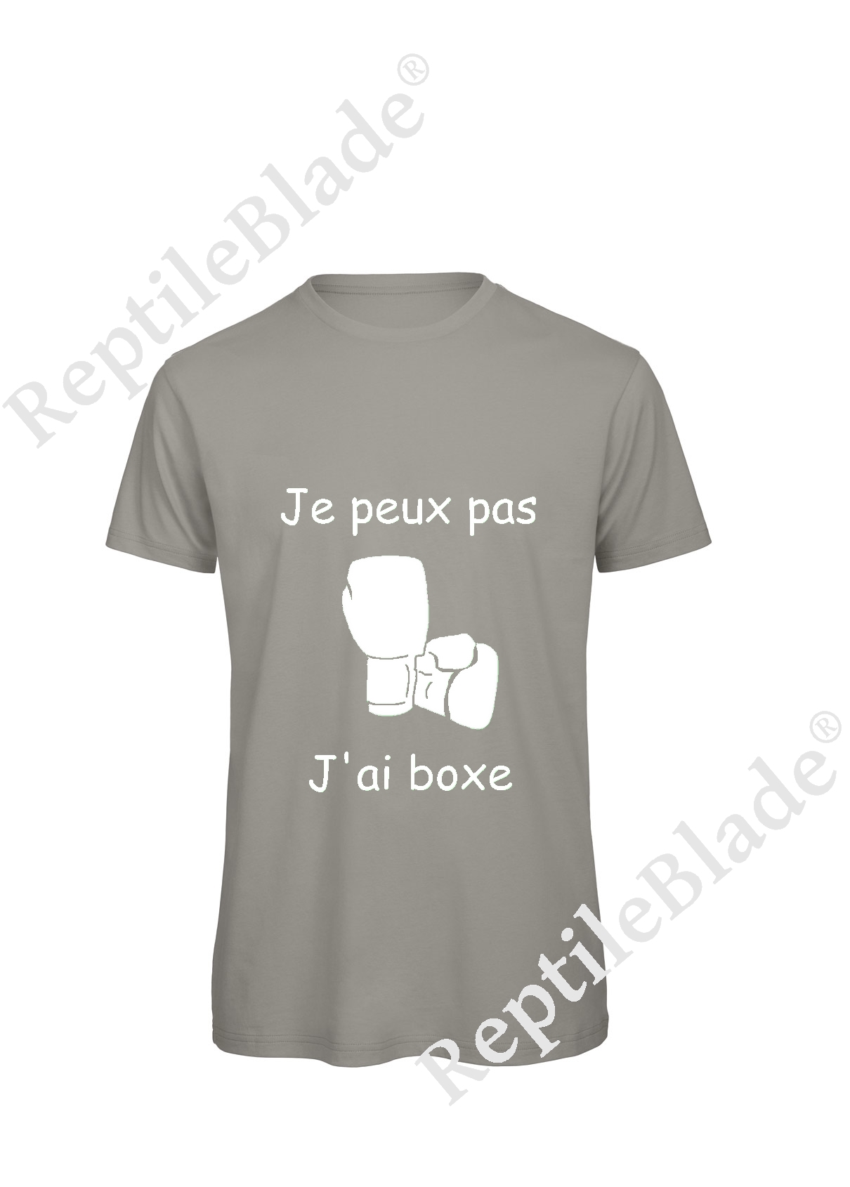 Miniature T-shirt homme "Je peux pas j'ai boxe"