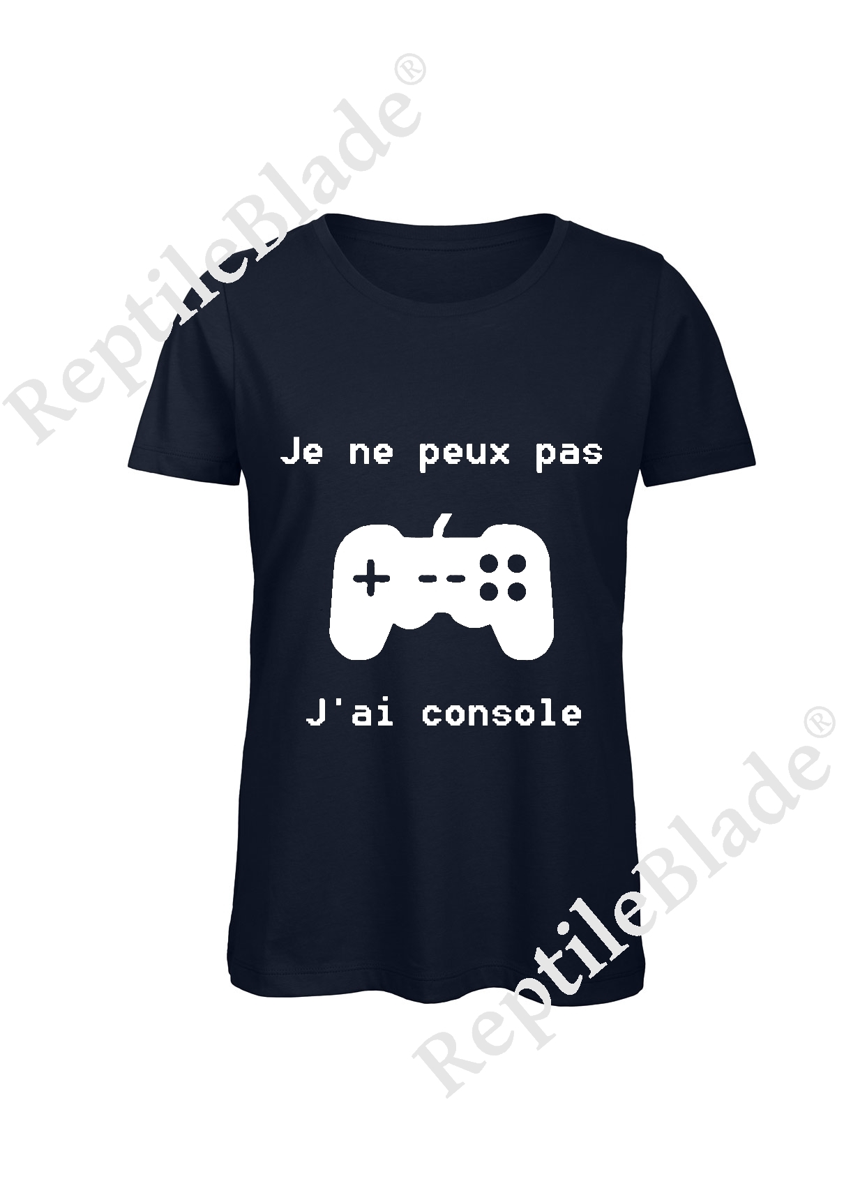 Miniature T-shirt femme "Je peux pas j'ai console"