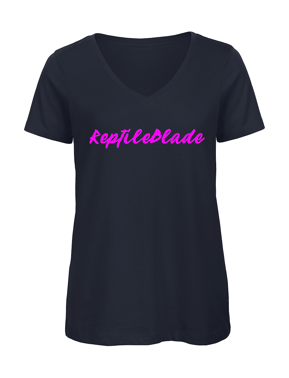 Thumbnail: T-shirt femme col v "ReptileBlade"