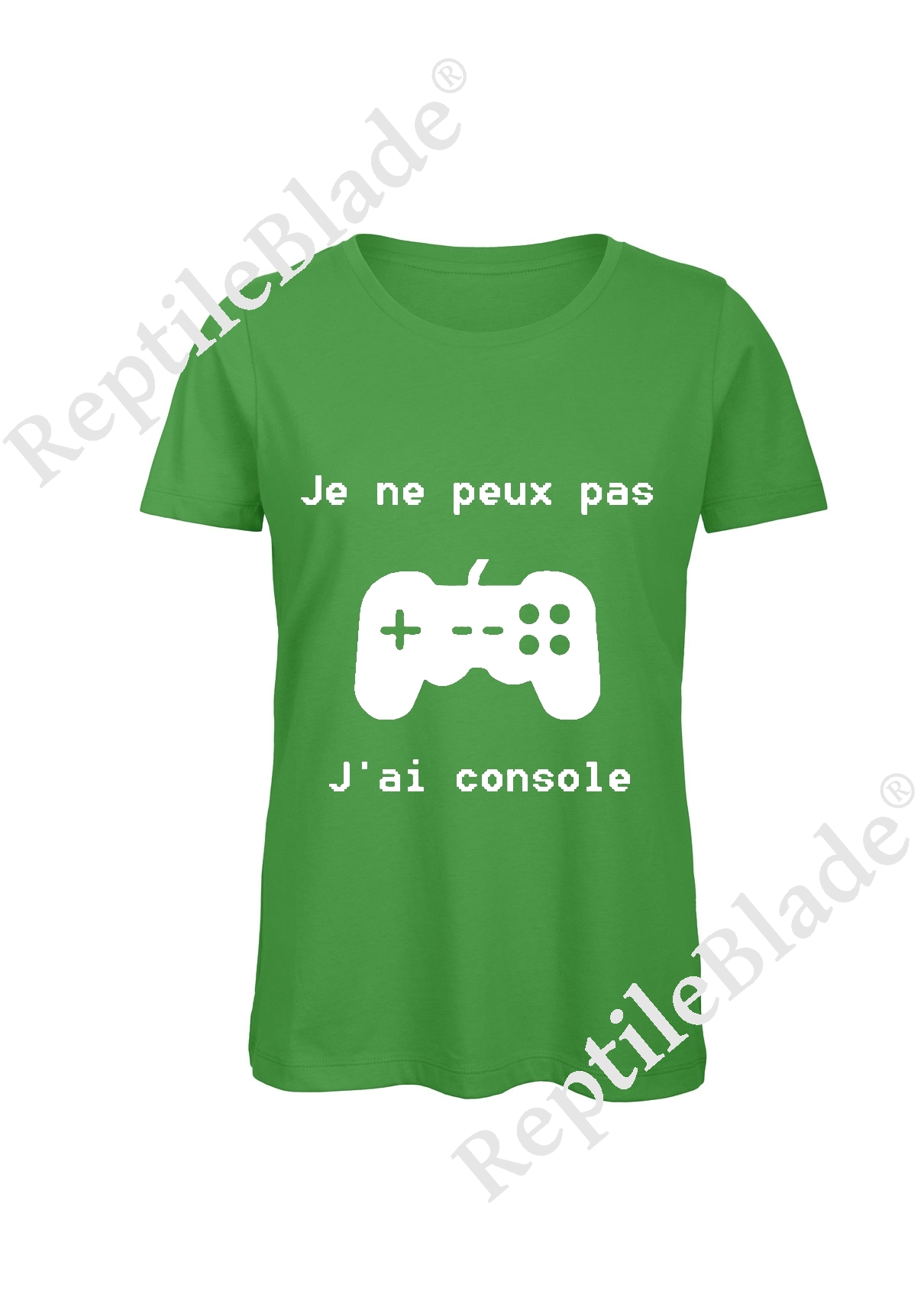 Miniature T-shirt femme "Je peux pas j'ai console"