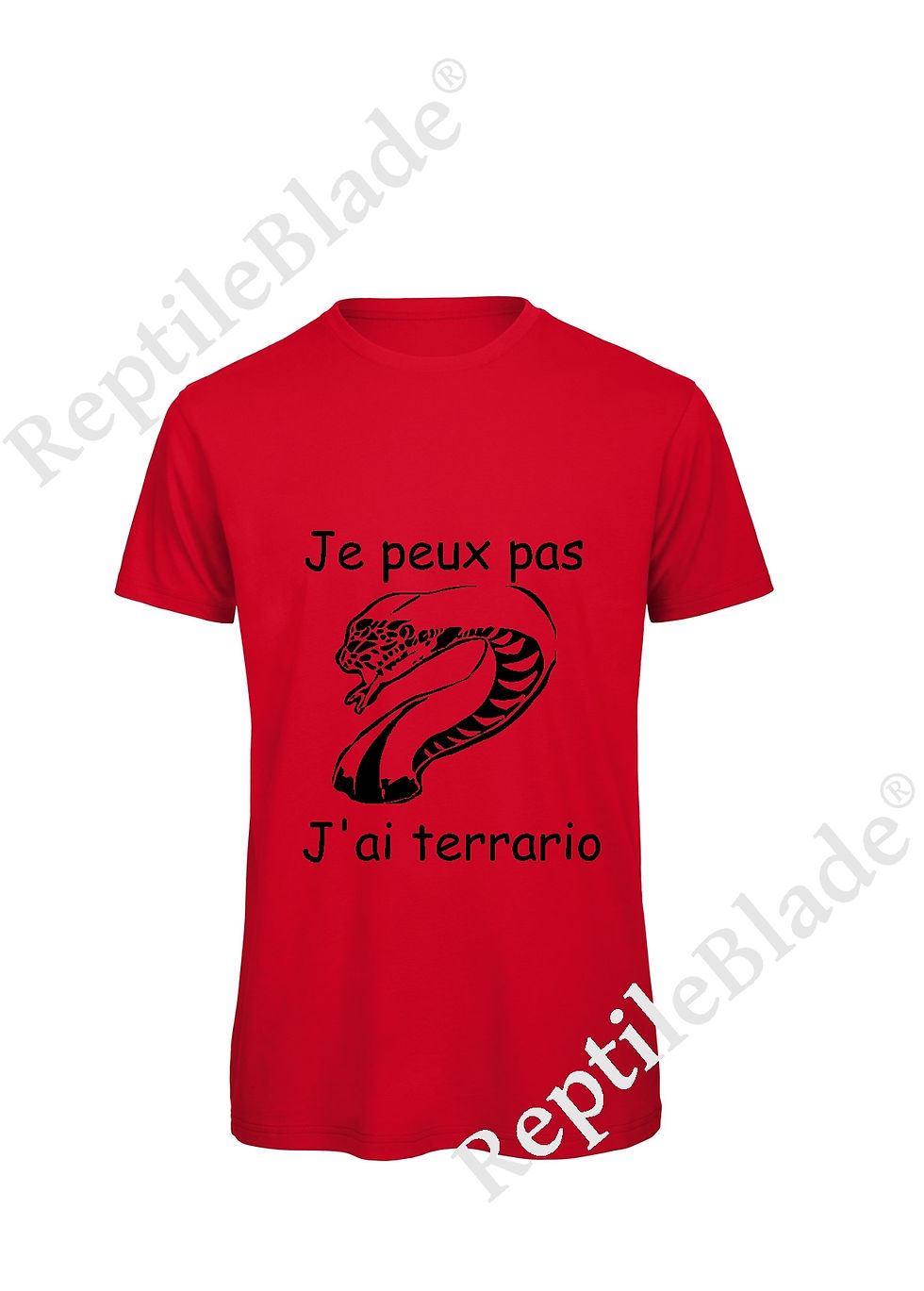 الصورة المصغرة: T-shirt homme "Je peux pas j'ai terrario"