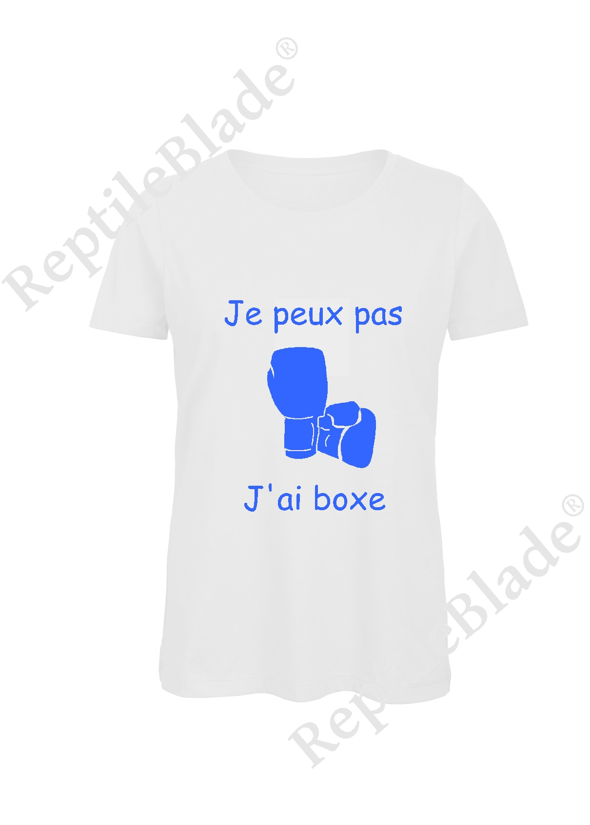 Miniature T-shirt femme "Je peux pas j'ai boxe"