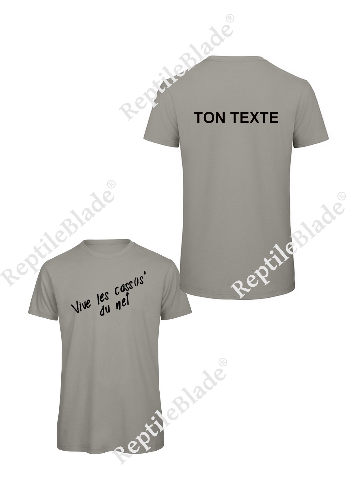 T-shirt homme "Vive les cassos' du net"