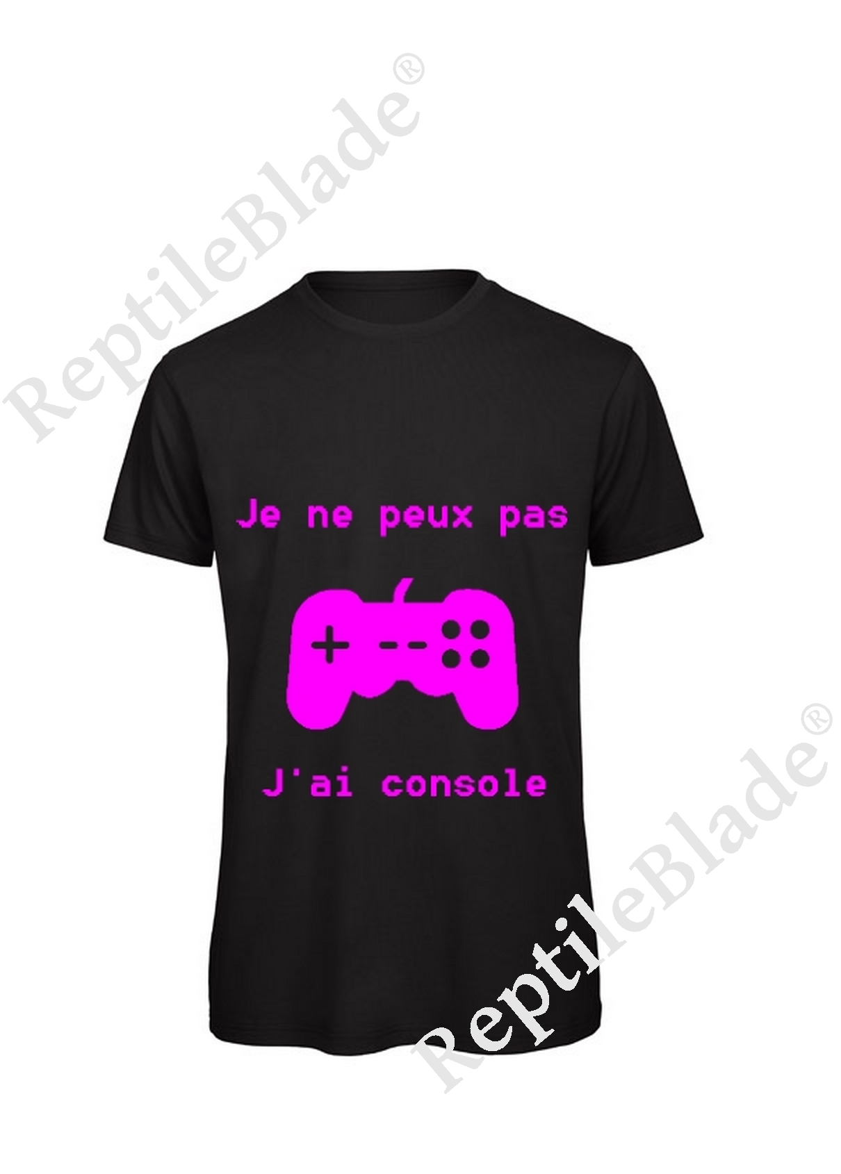 Miniature T-shirt homme "Je peux pas j'ai console"